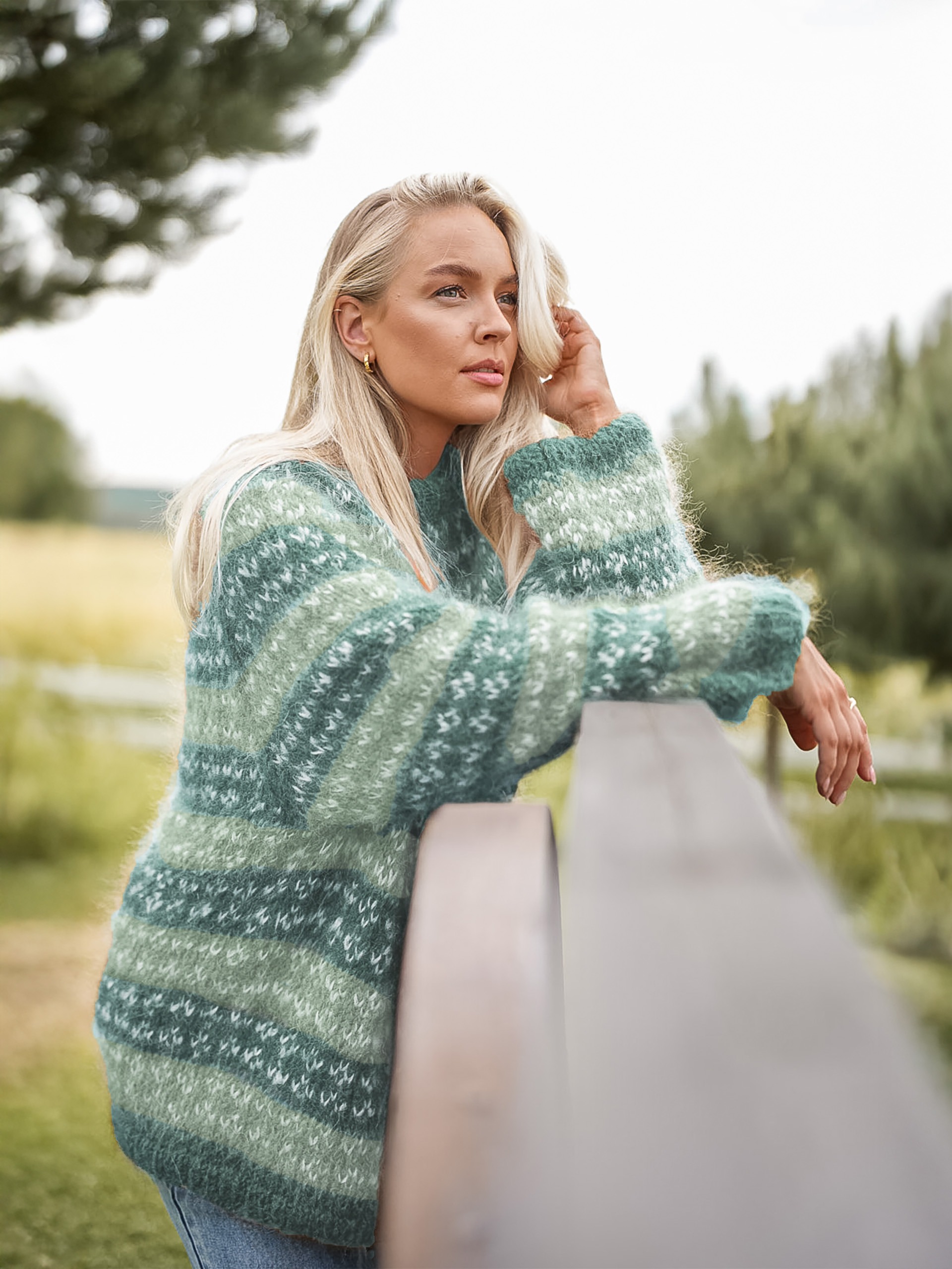 523V-01h Blome jadegrøn