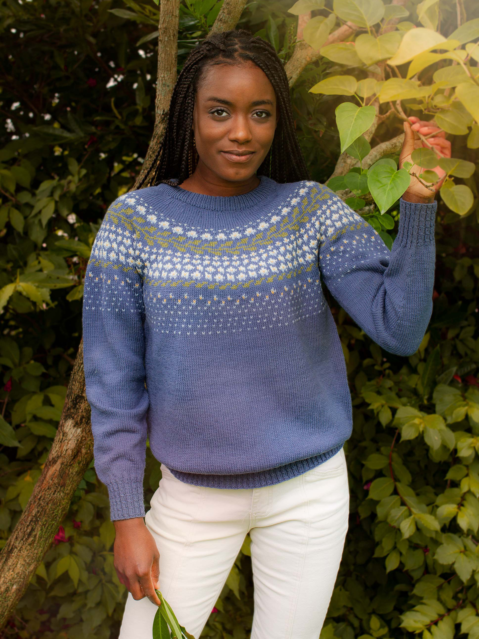 BLOMSTRING bluse denim