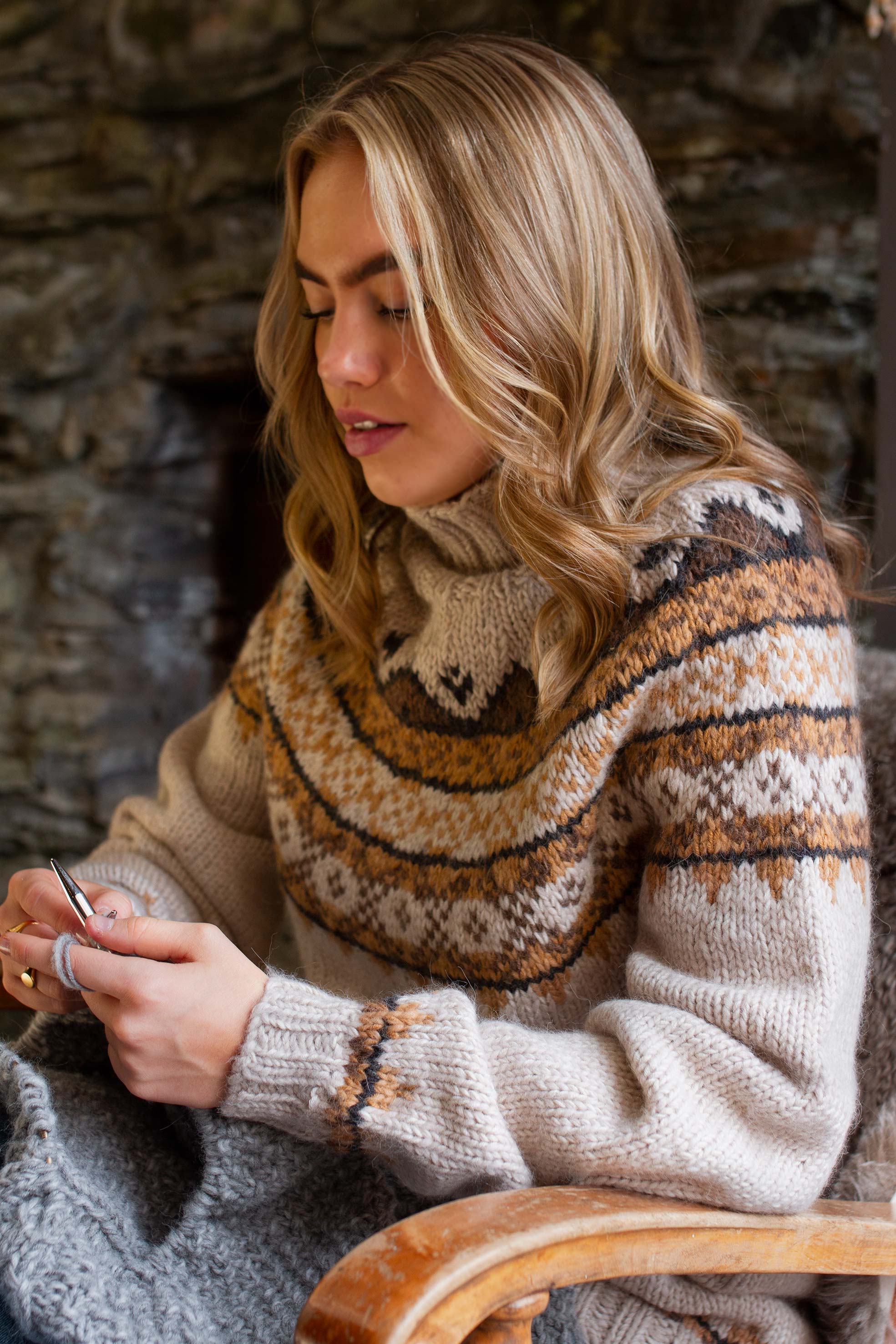 Bremnes damesweater sand