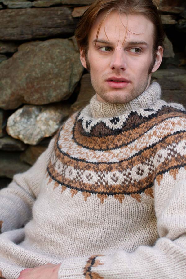 Bremnes herresweater sand