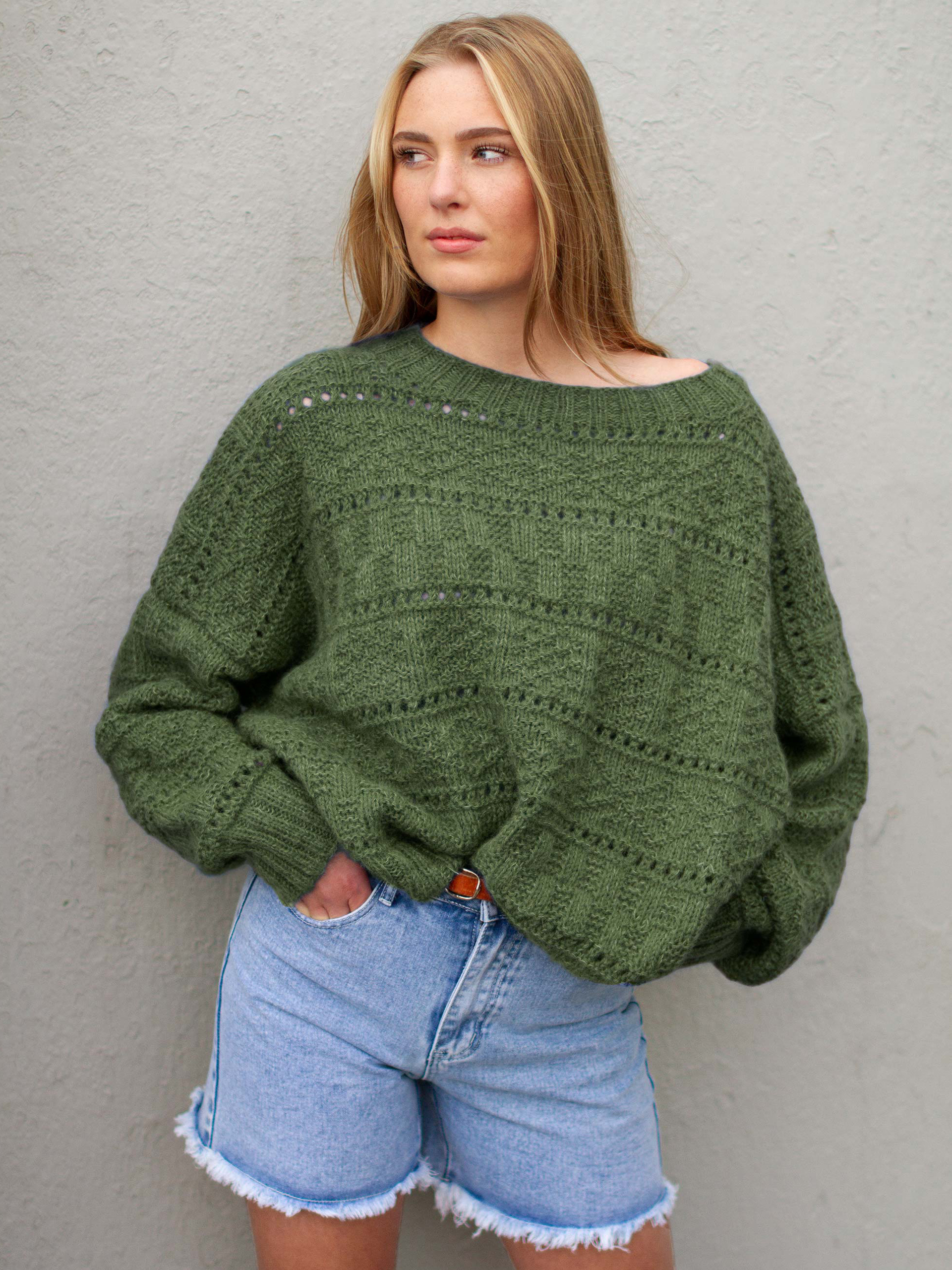 BROOKE sweater grøn