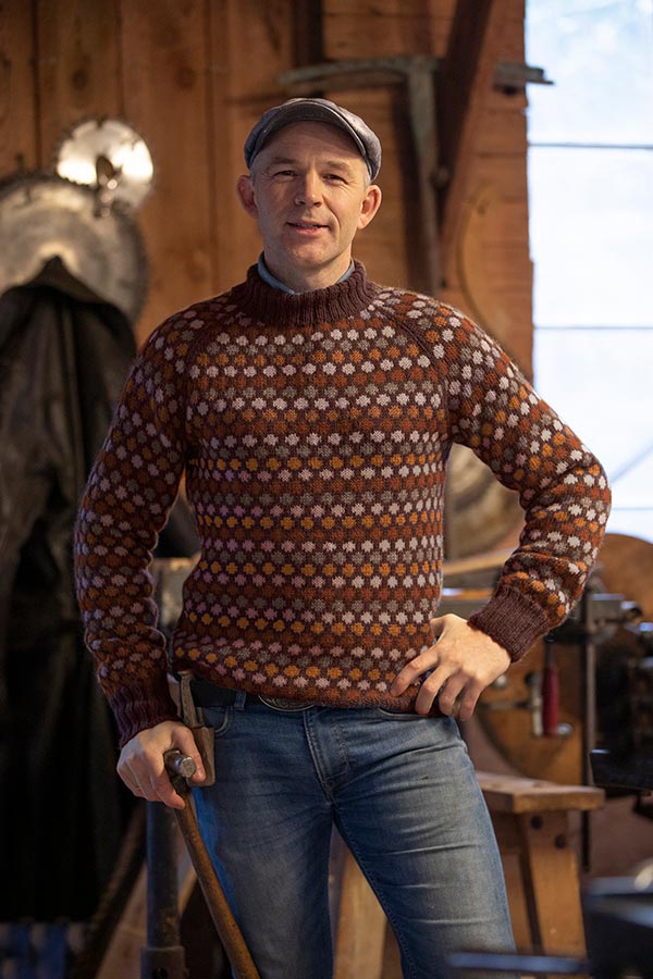 2010-1 Oppfinner sweater brun