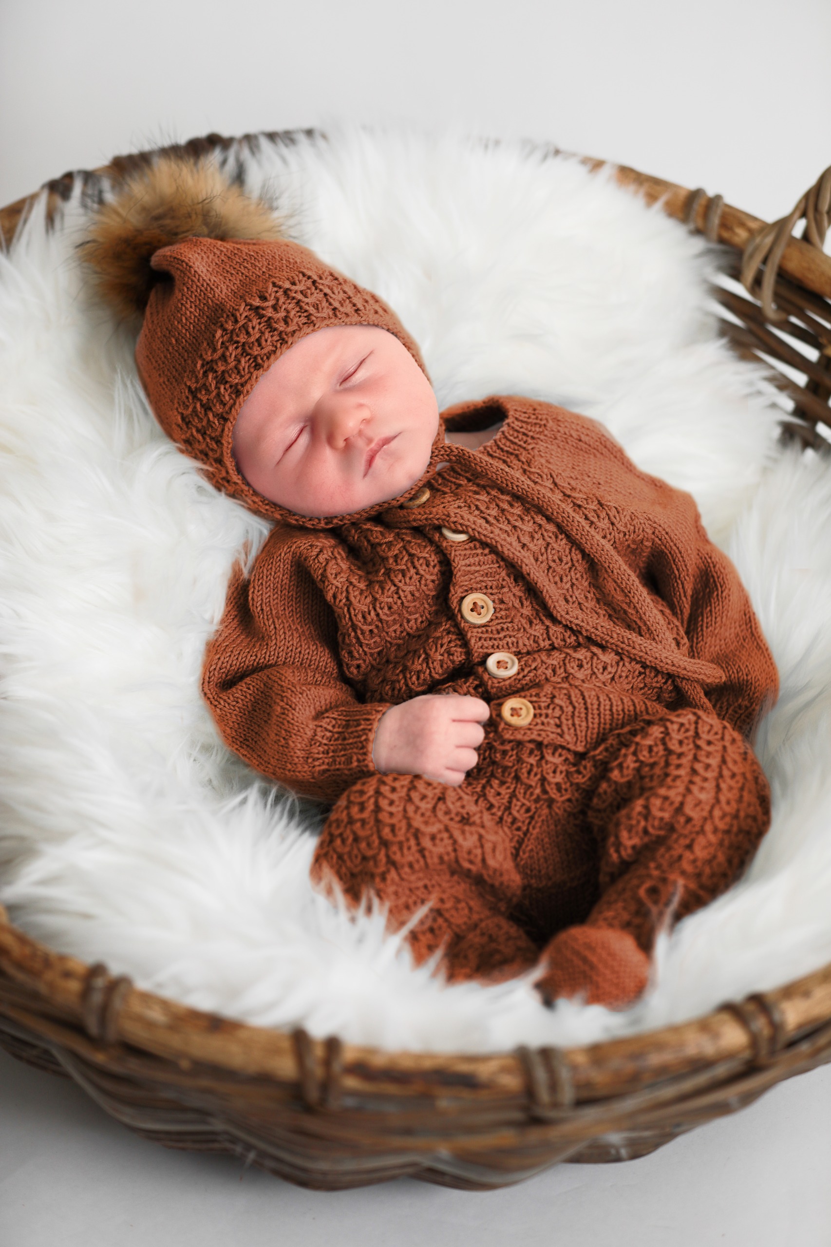 Bysse jakkesæt kanel