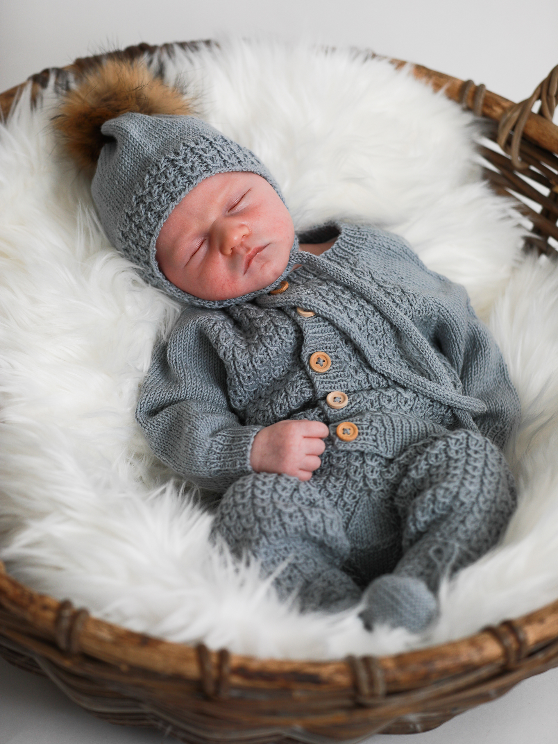 Bysse jakkesæt lys blågrå