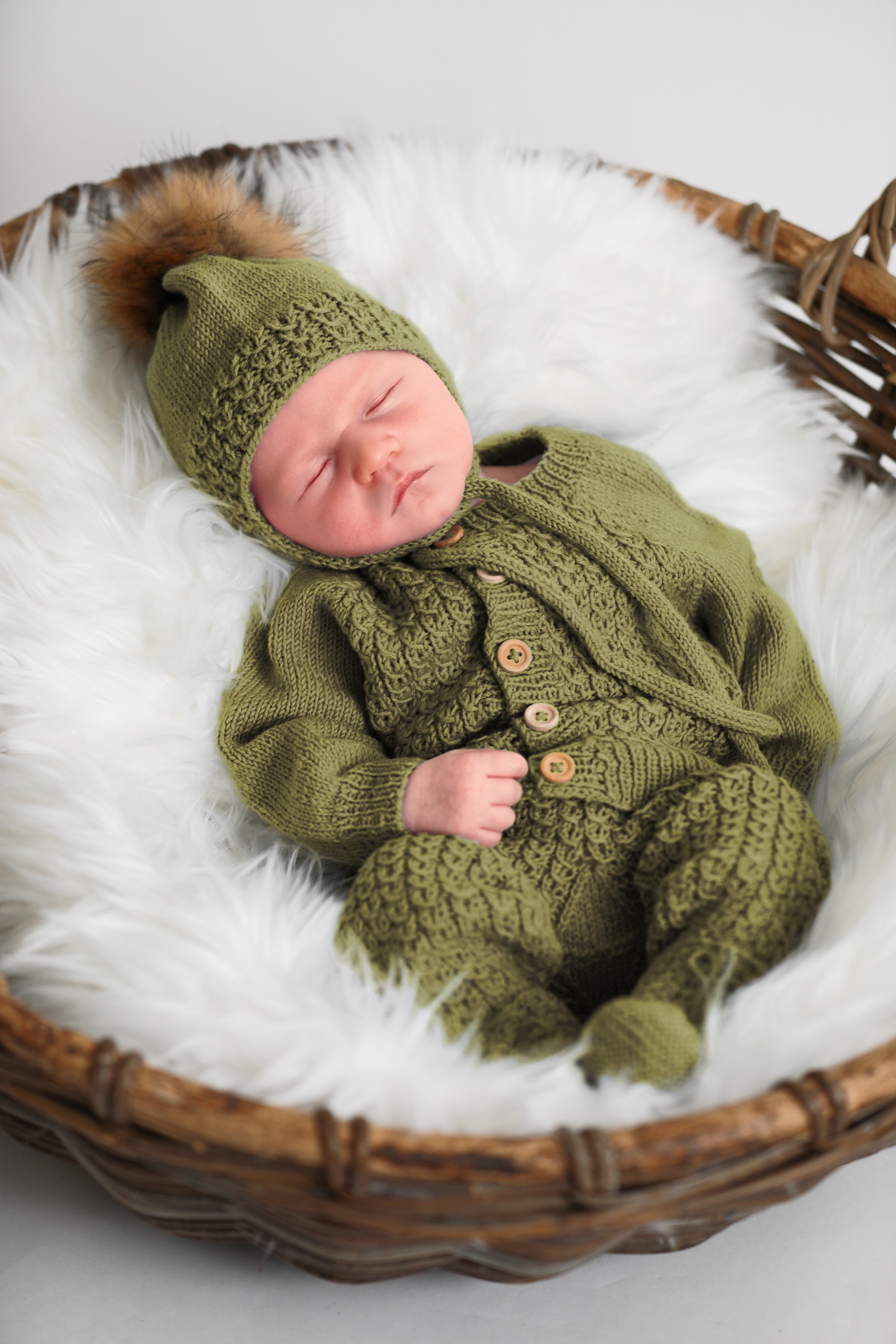 Bysse jakkesæt oliven