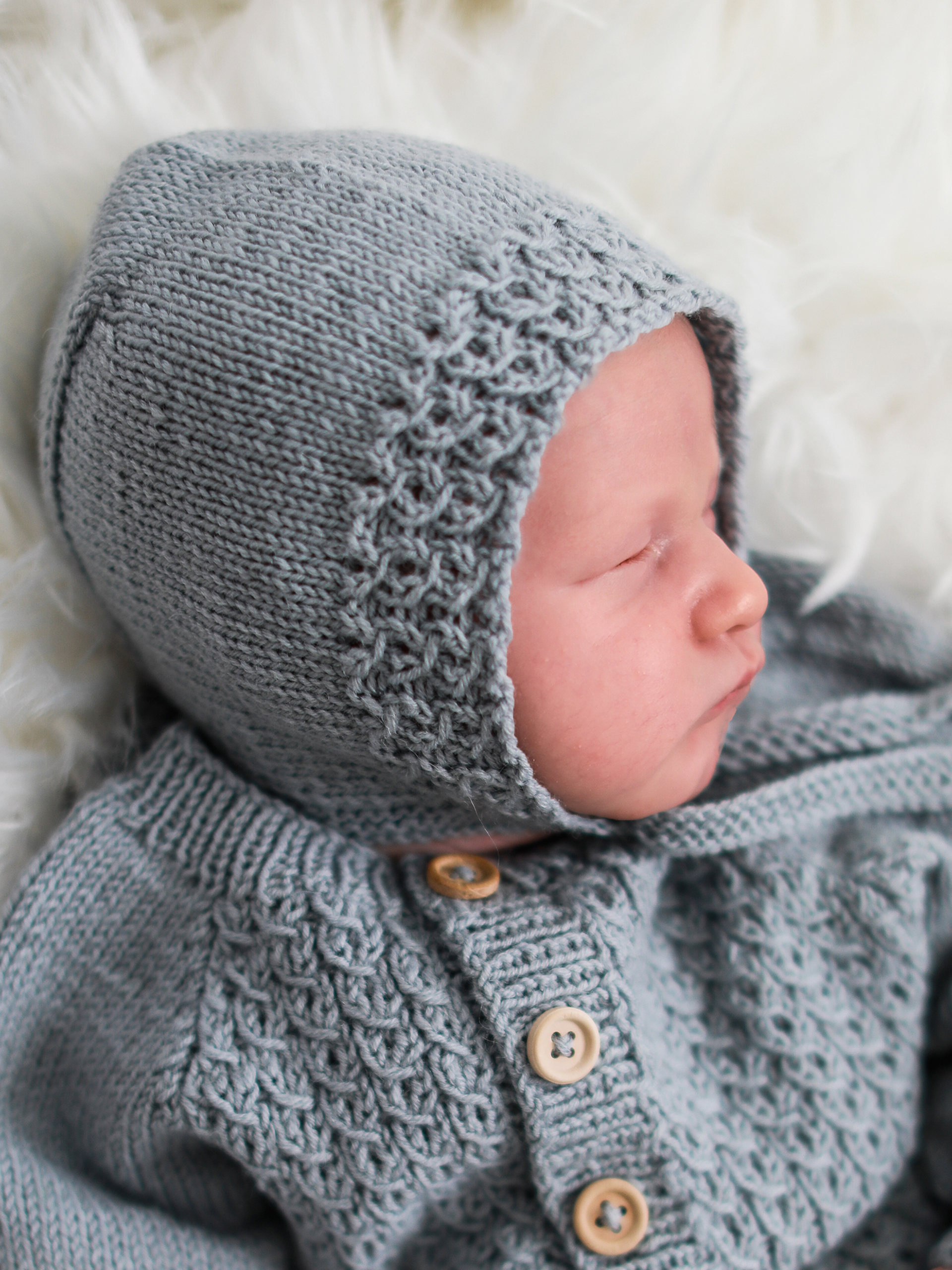 Bysse kyse og sokker lys blågrå