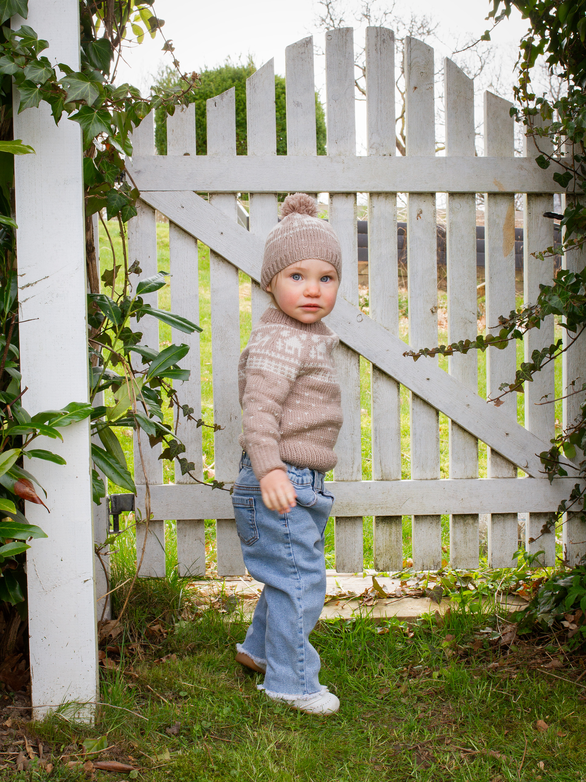 423K-02b CABIN bluse og hue