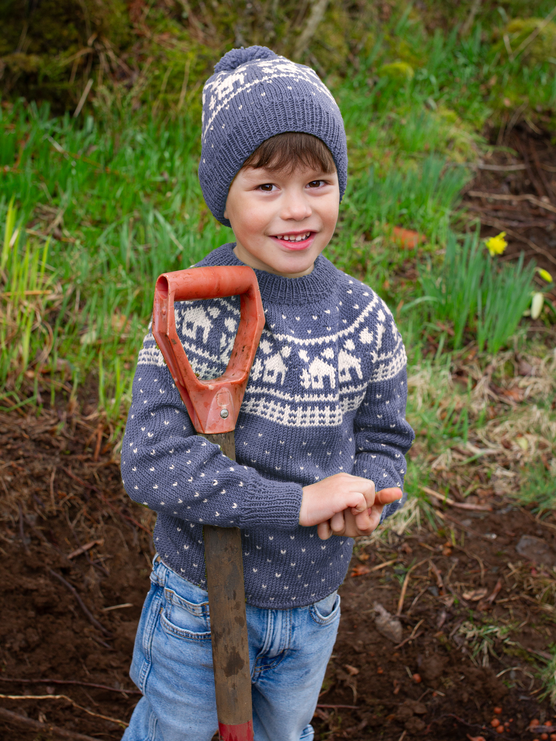 423K-02d CABIN bluse og hue