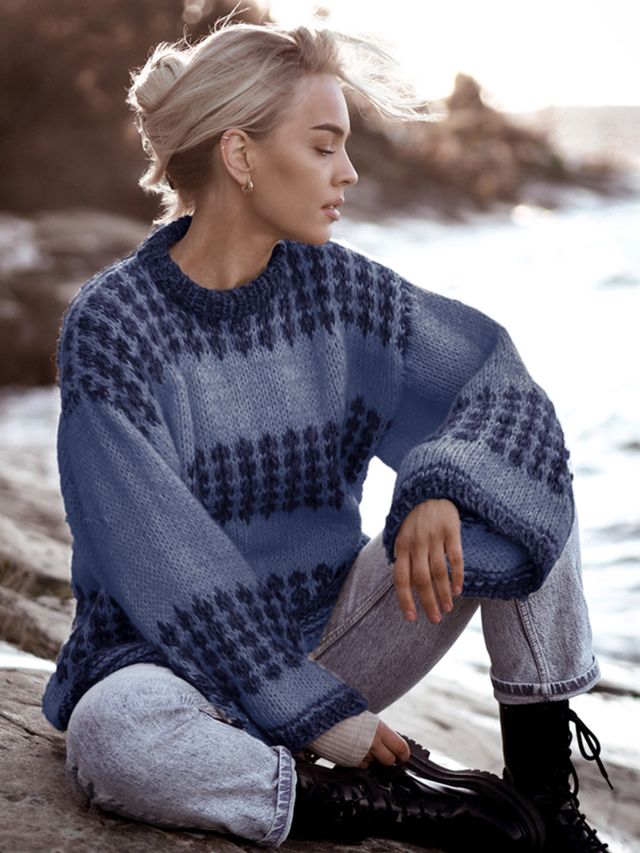 CHARLIE SAGA sweater denim