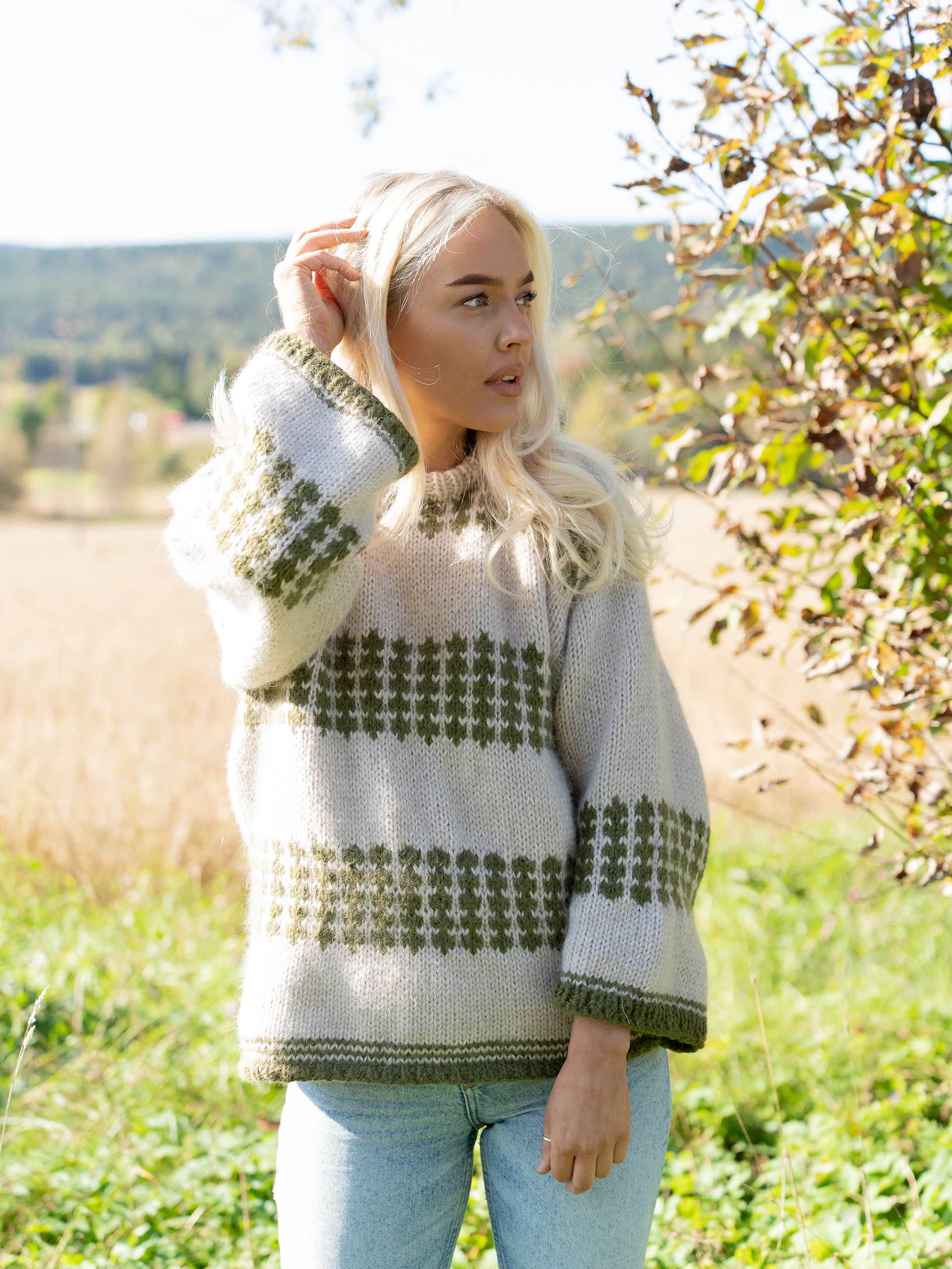 CHARLIE SAGA sweater grøn