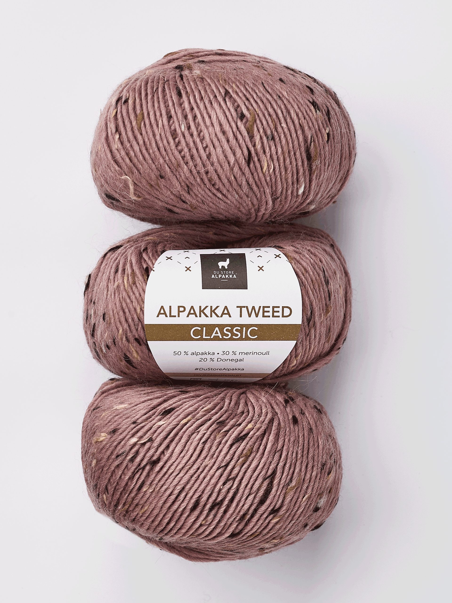 tempereret gødning binde Alpakka Tweed Classic - Garnius - Garnius.dk