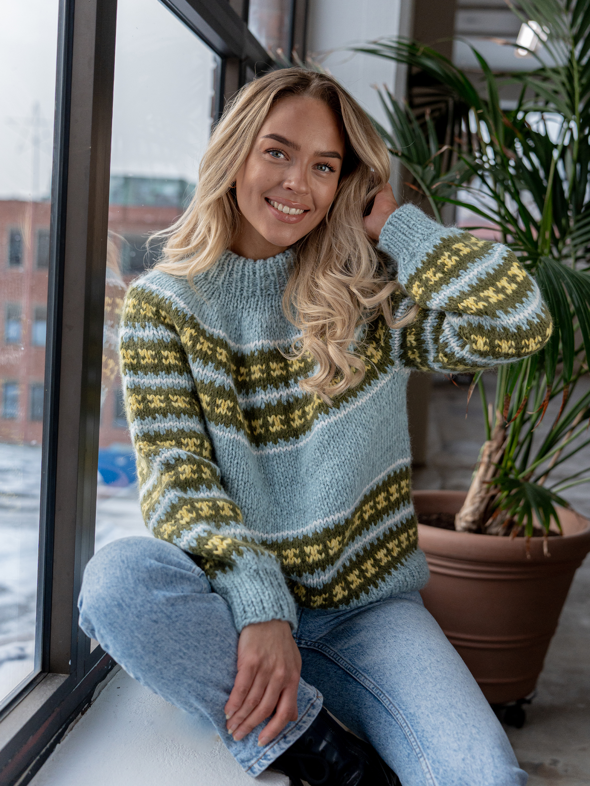 Disi unisex sweater vol. 1 lys blå