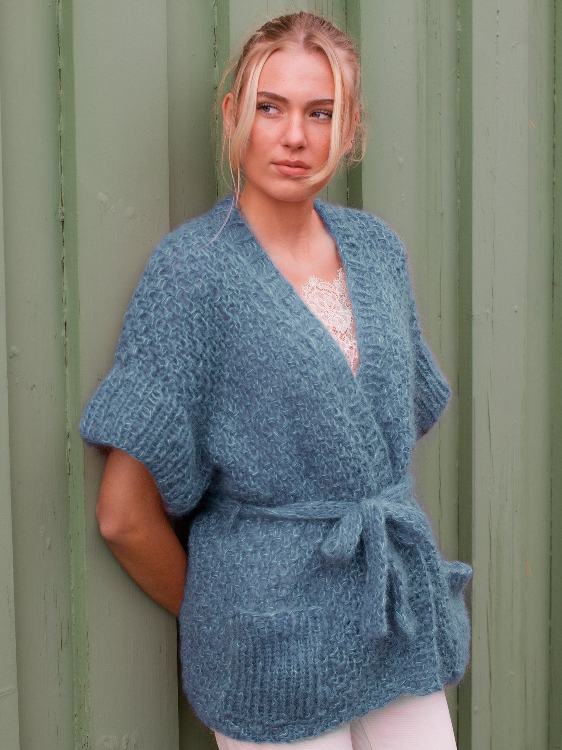 DOLCE vest lys denim