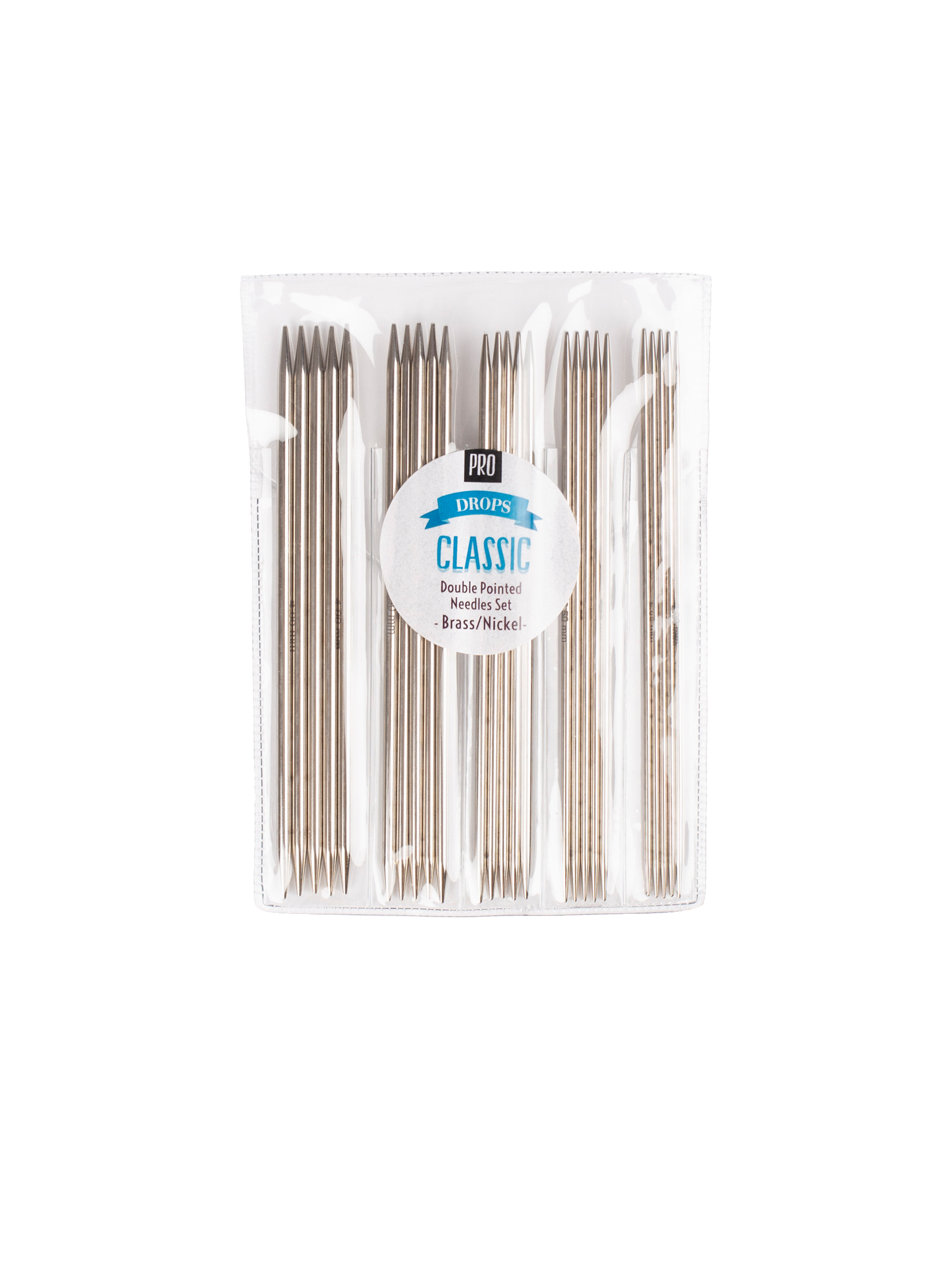 Drops - Strømpepinder Sæt - Messing