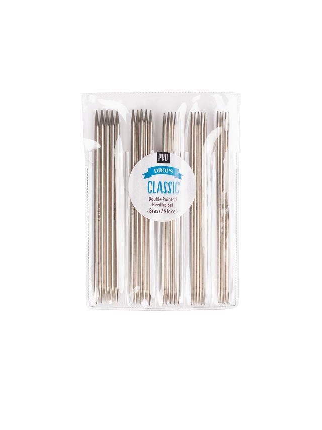 Drops - Strømpepinder Sæt - Messing