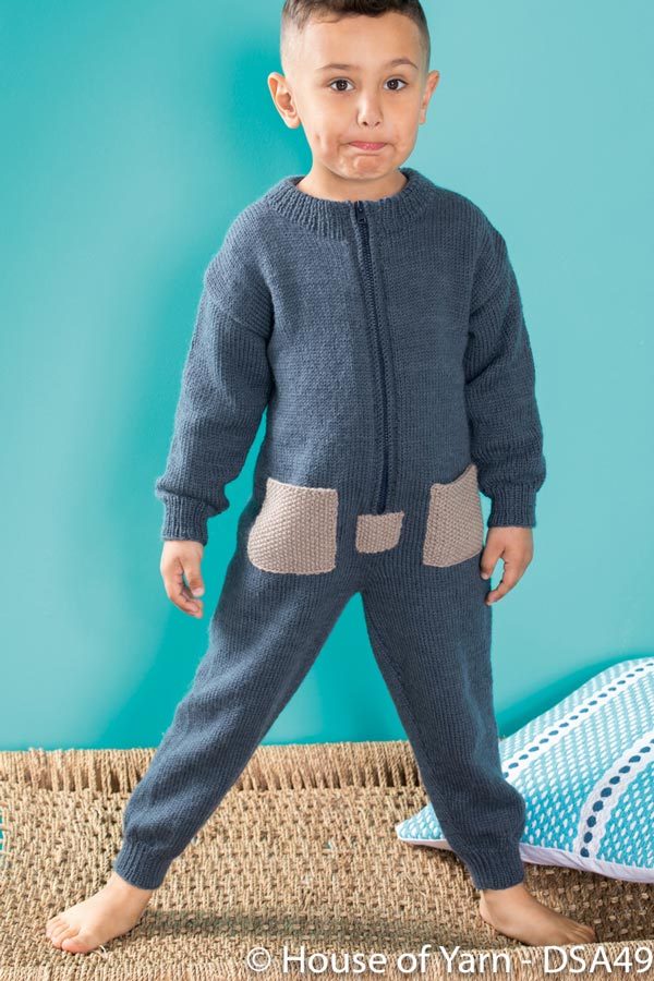 49-05 Petrus Snuggledress - Mørk gråblå