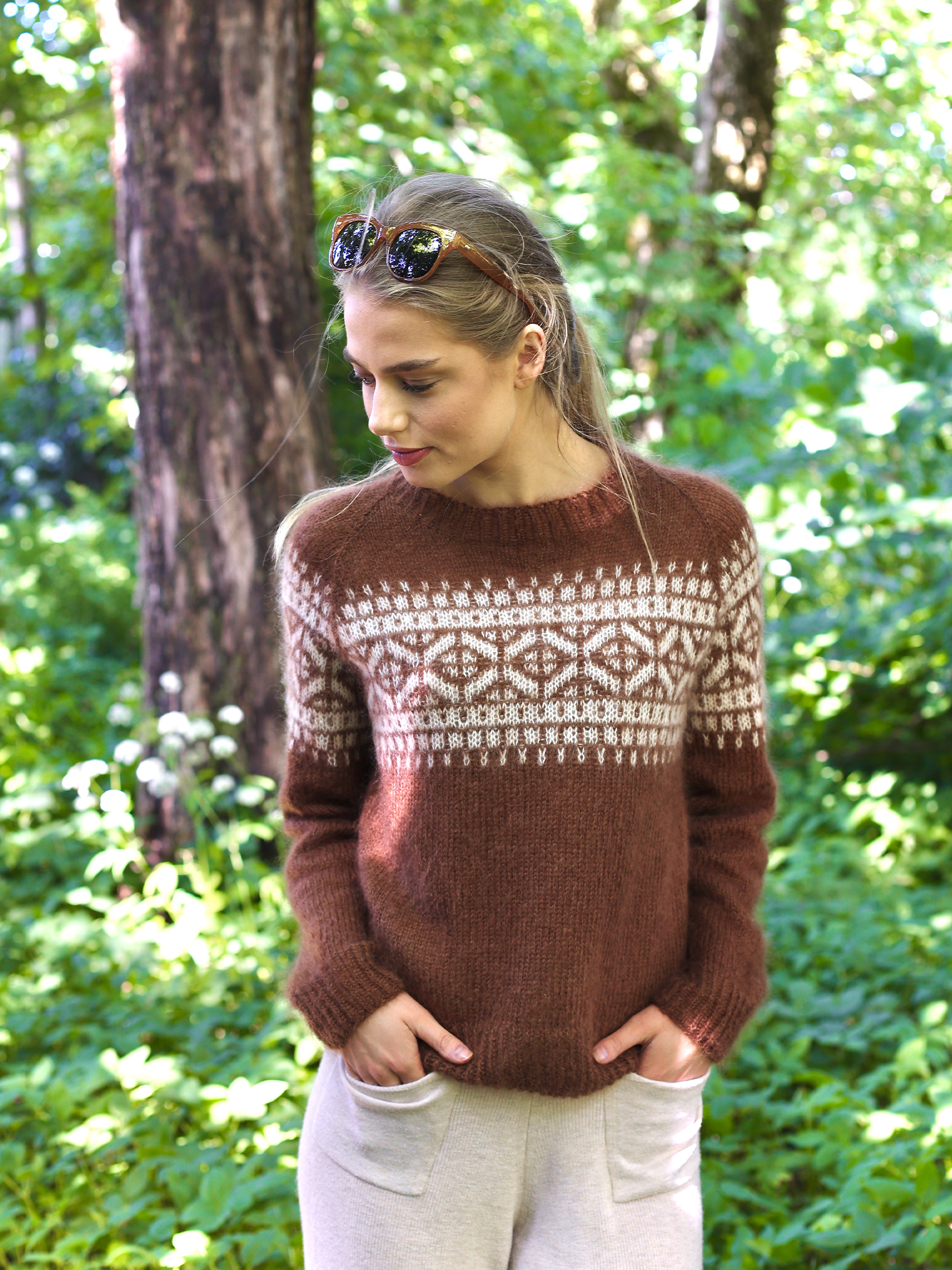 DUSTY sweater chokolade