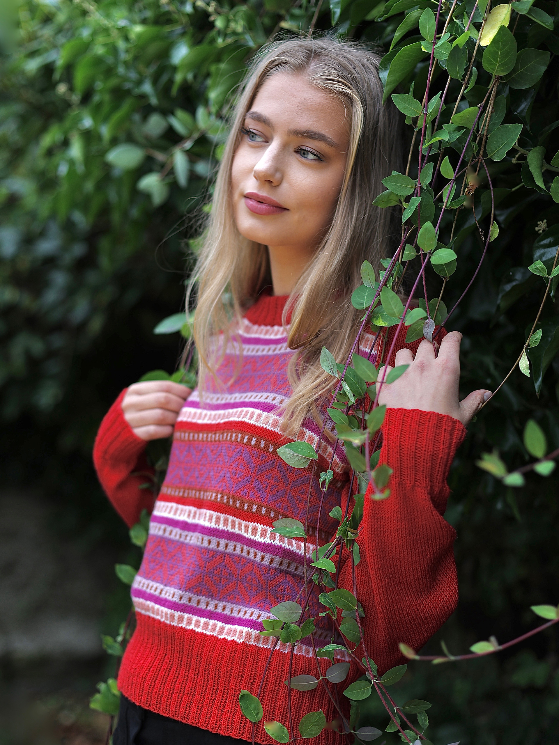 ELENA sweater rød