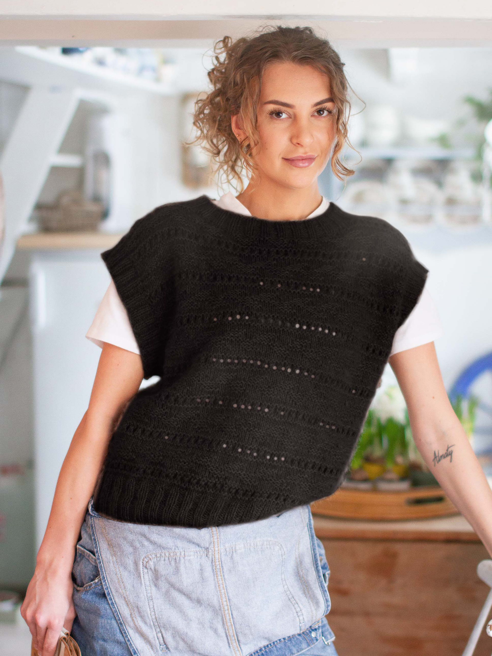 ENGLAMARK vest svart