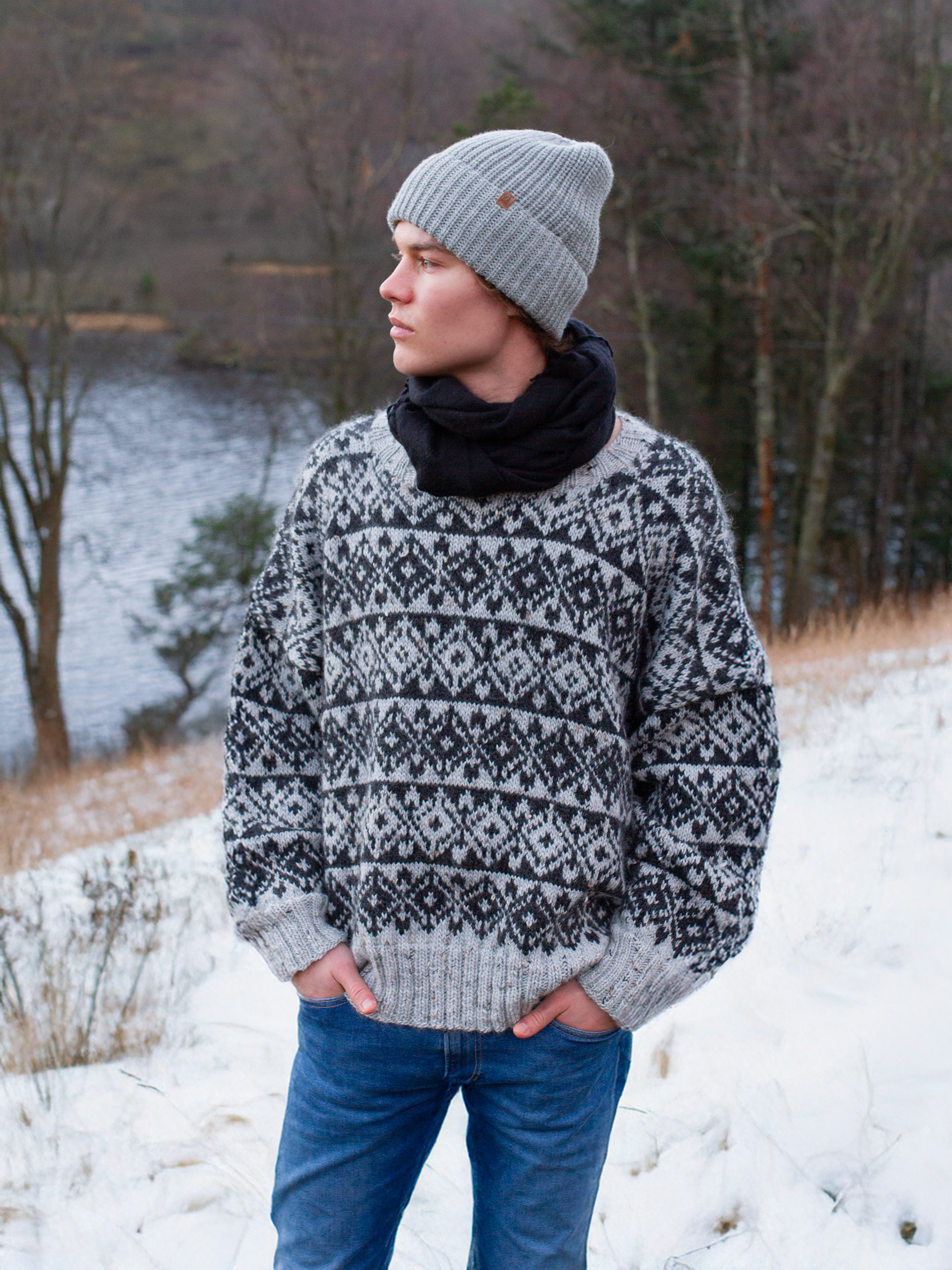 521K-12 FAGERLAND sweater herre