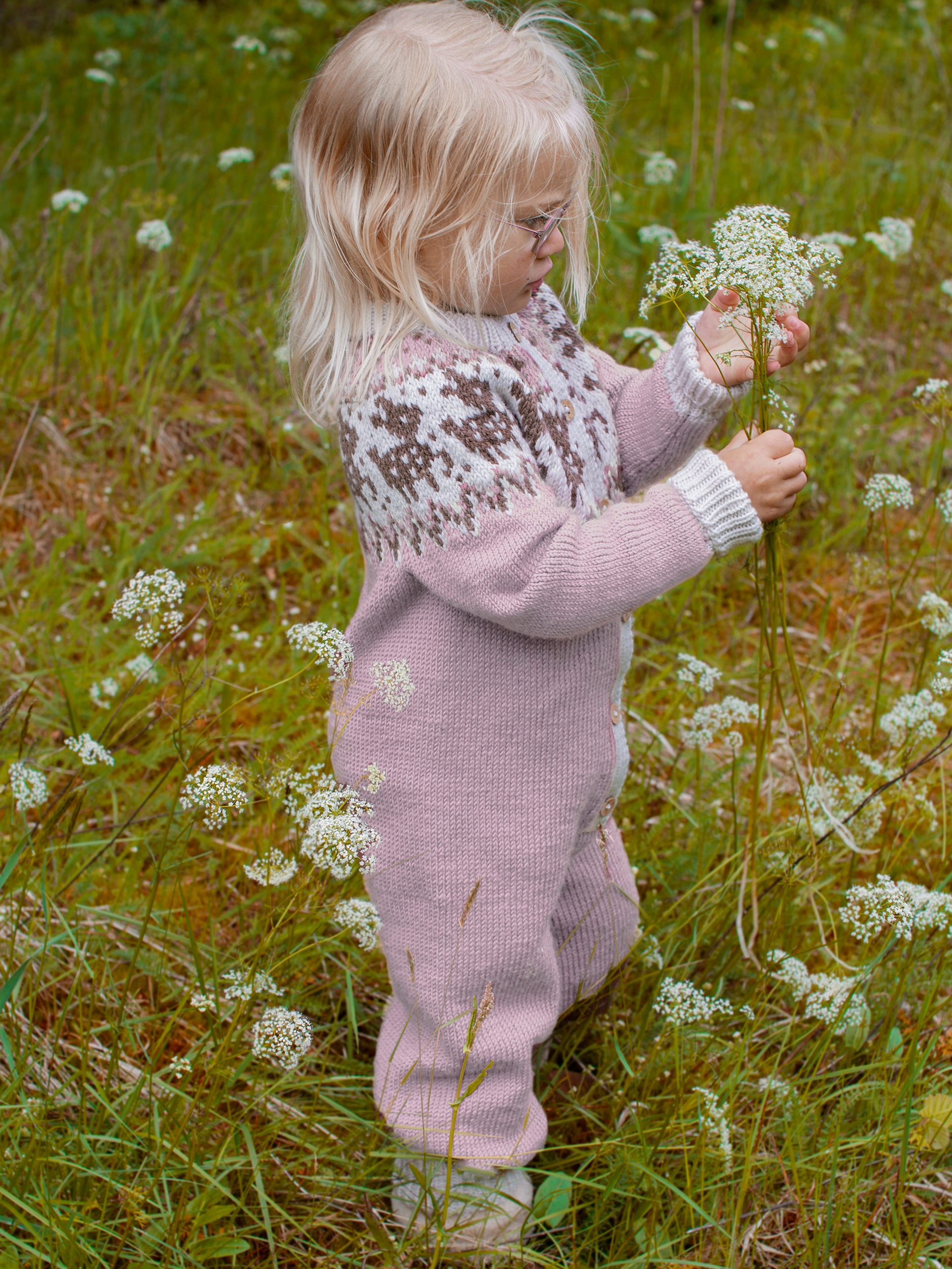 FAUNA heldragt pudderrosa