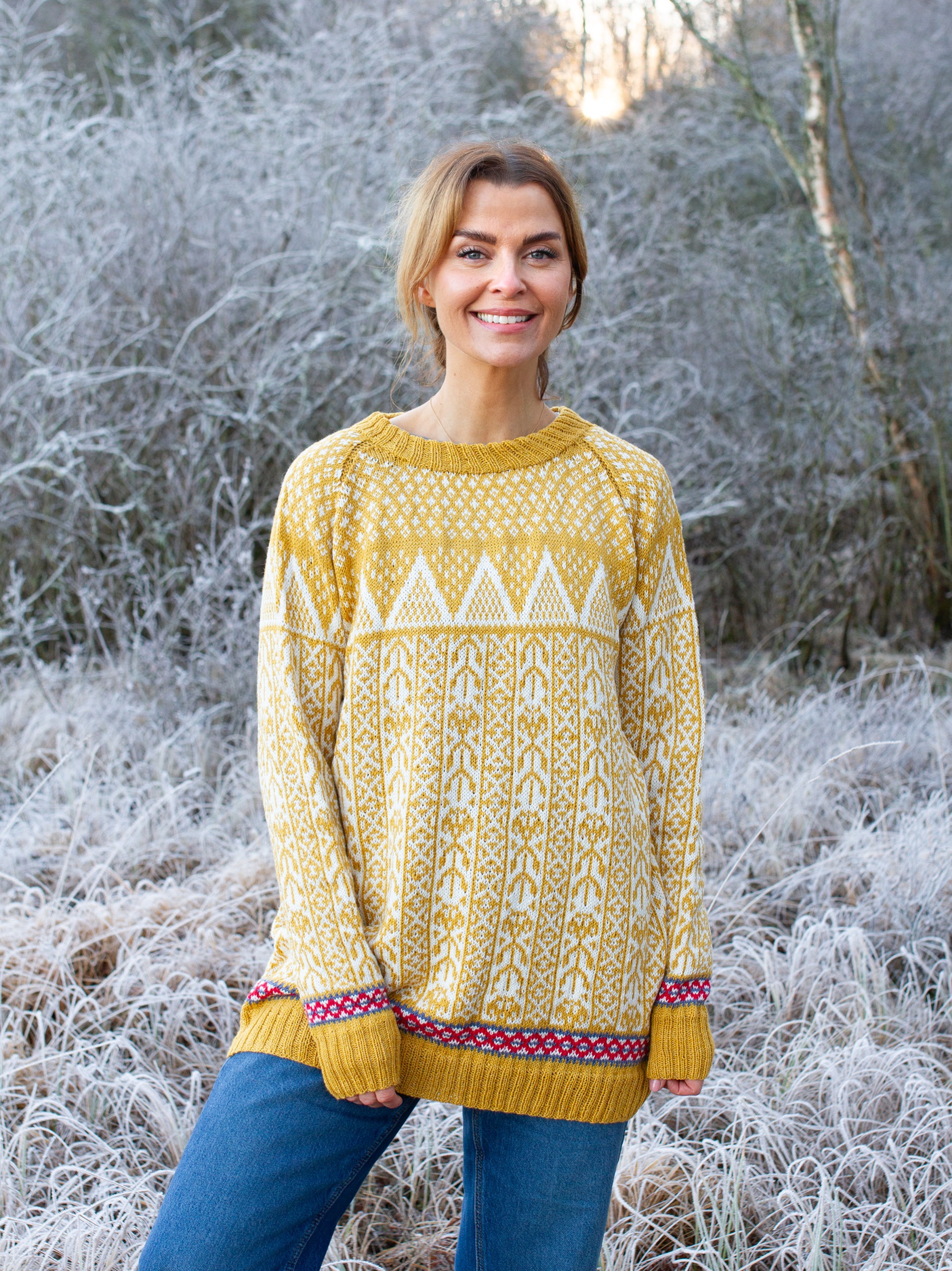 521K-07a FLÅM sweater dame