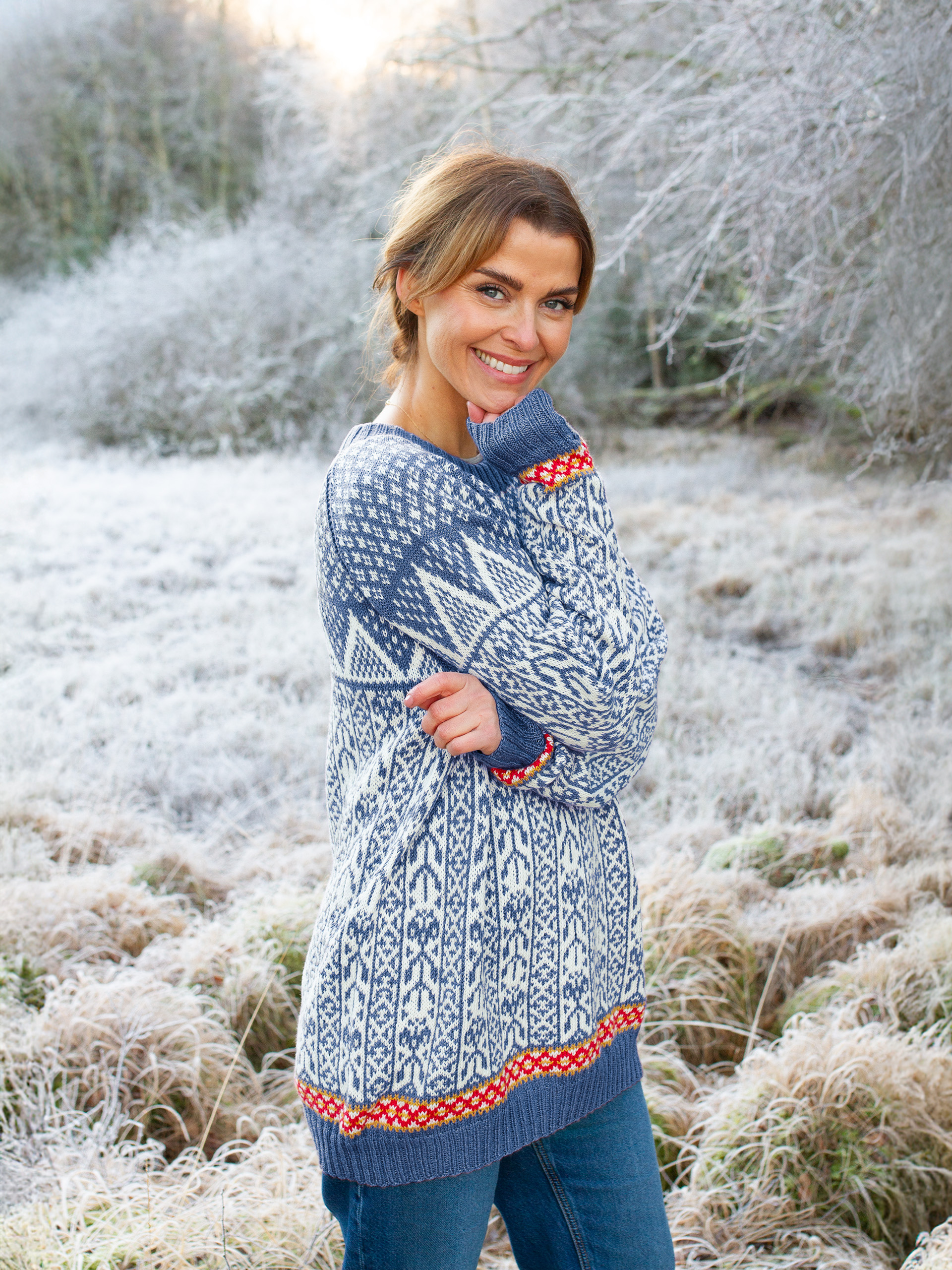 521K-07f FLÅM sweater dame