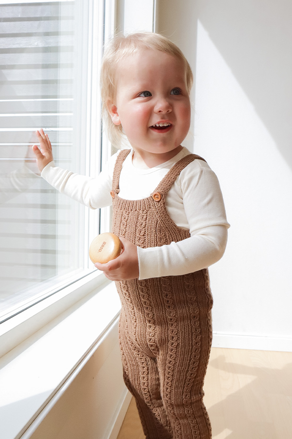 FLETTESELEBUKSE faded brown