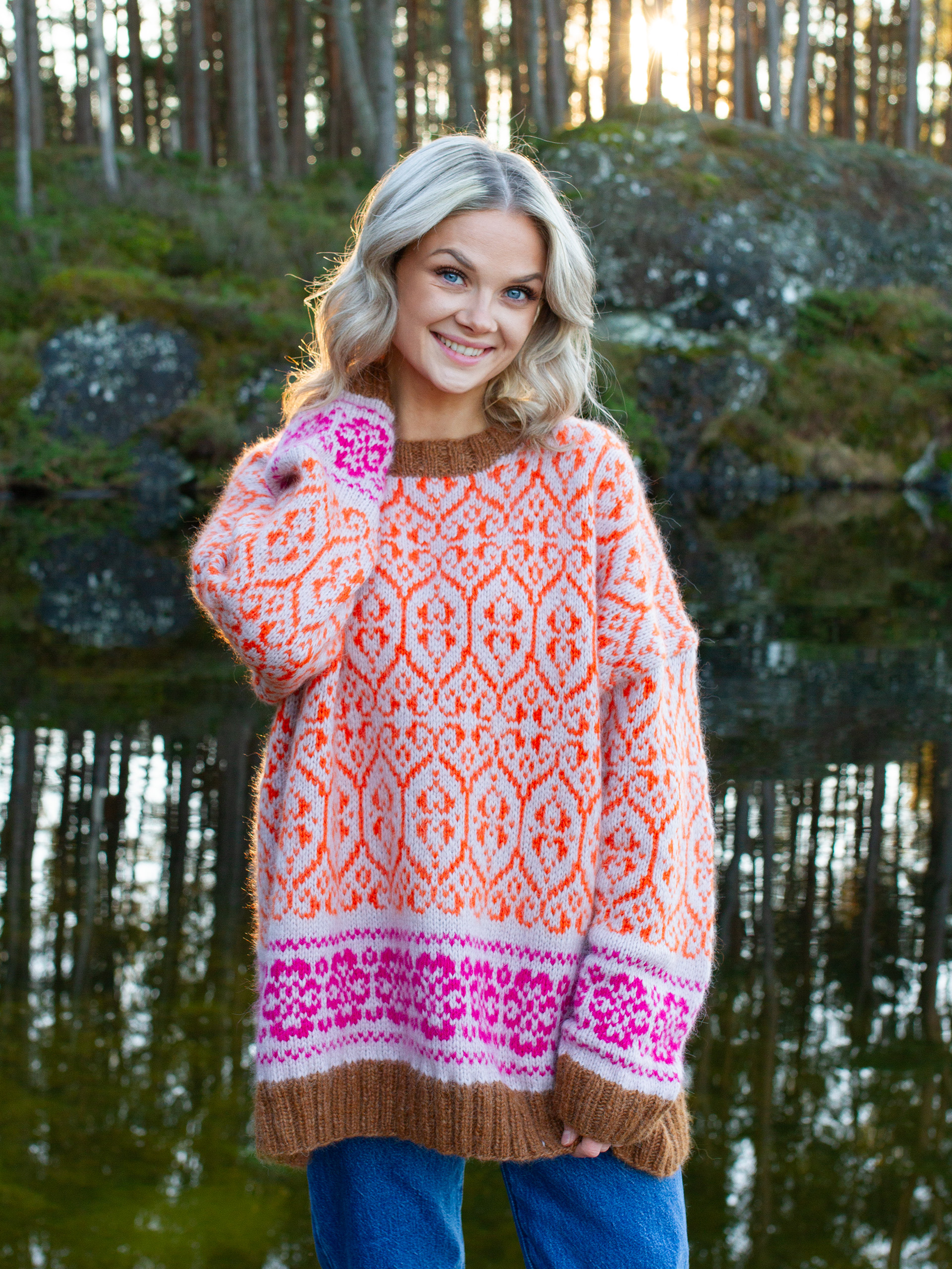 521K-18a FLID sweater vol.2 orange