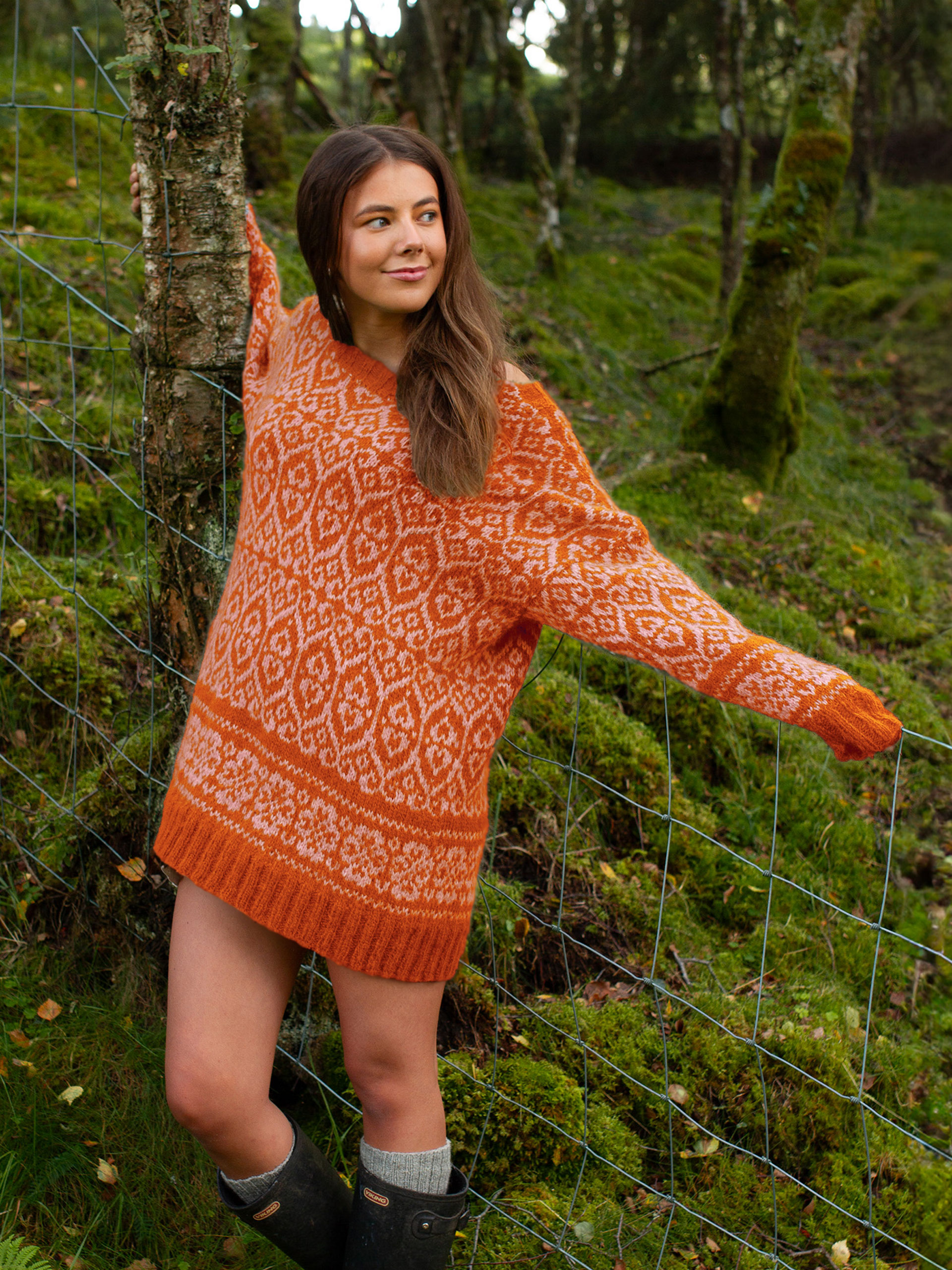 425K-02 FLID sweater vol.1 orange