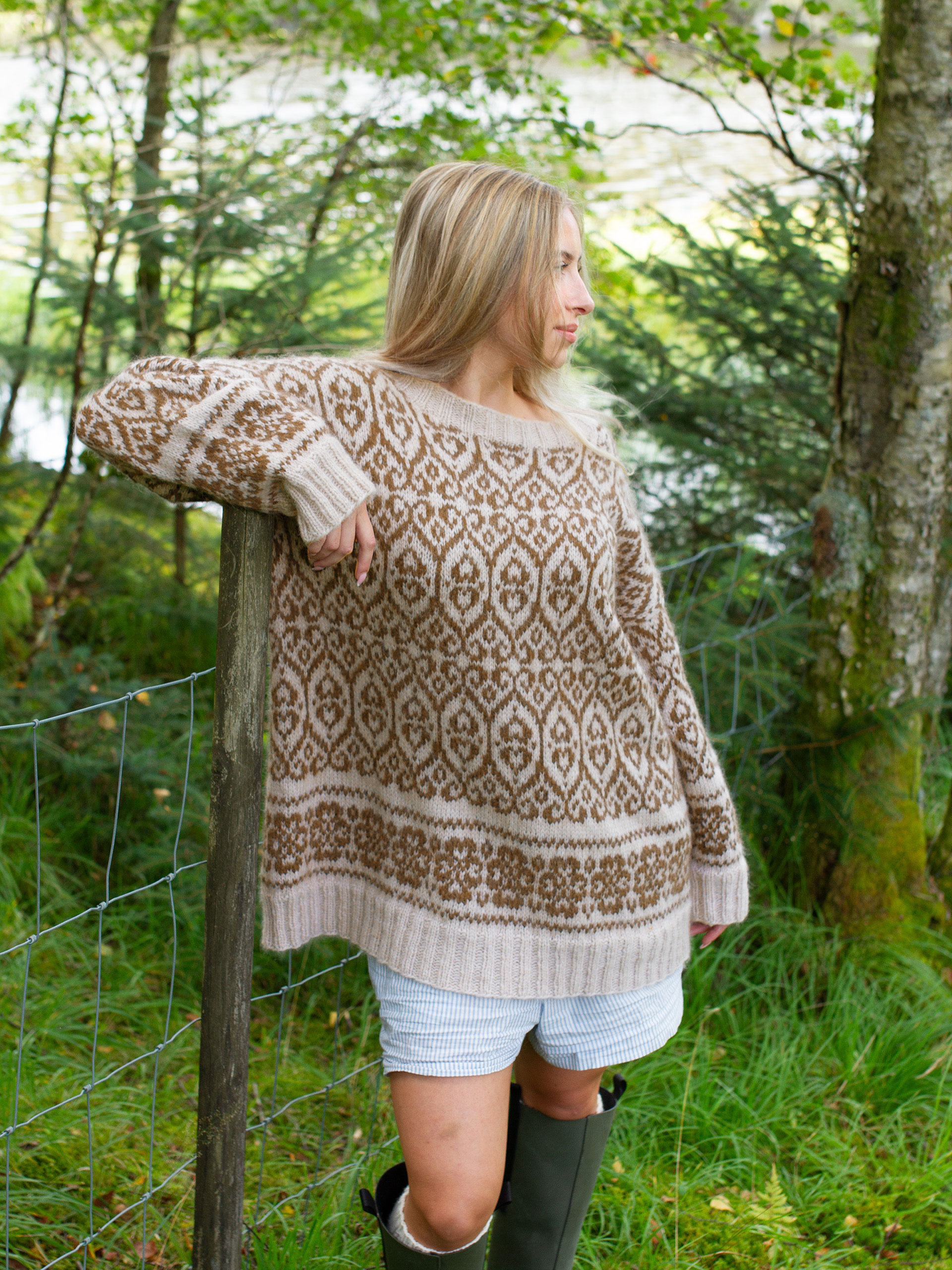 425K-02 FLID sweater vol.1 sand kobber