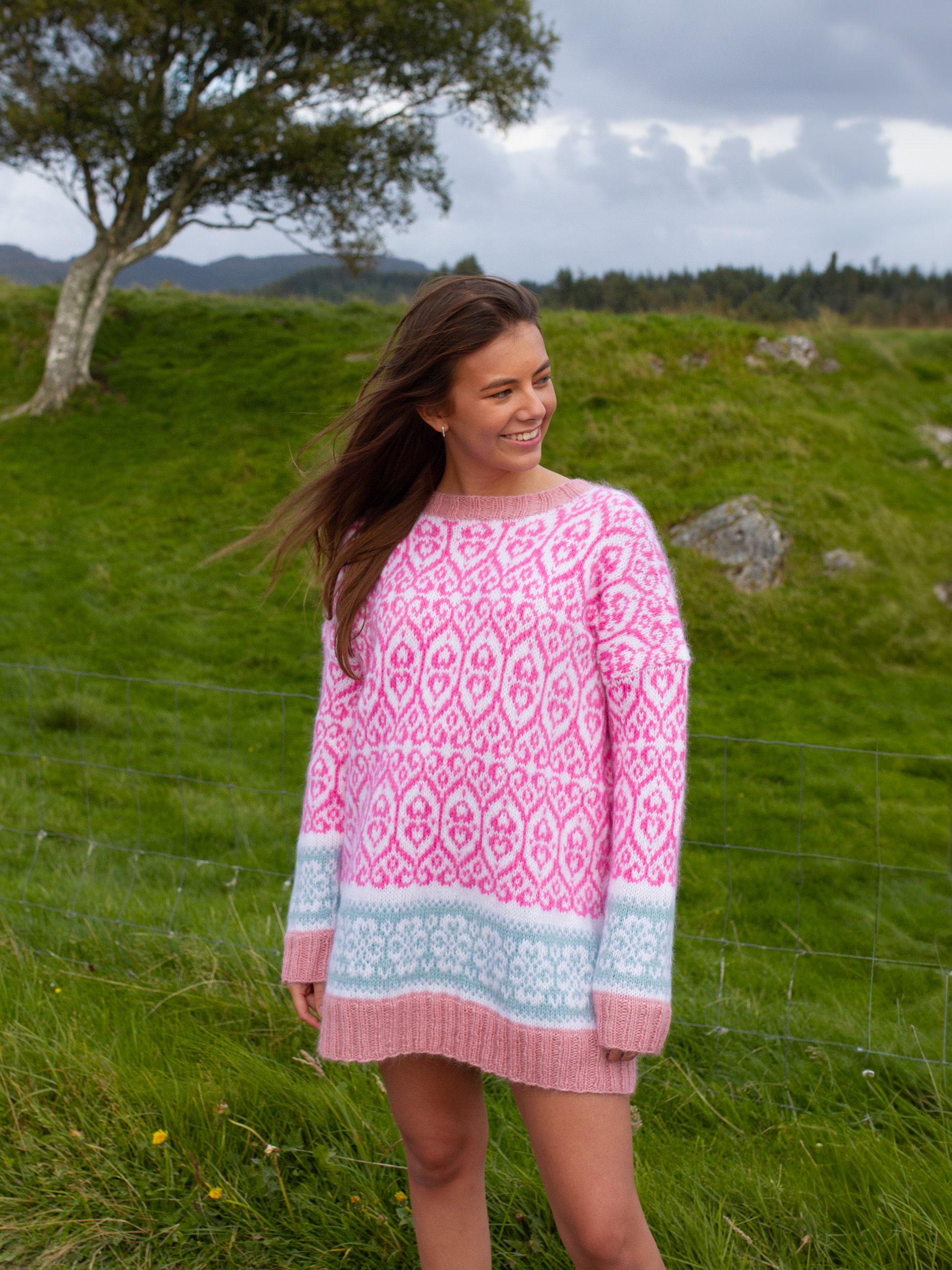 425K-01 FLID sweater vol.2 lyserød