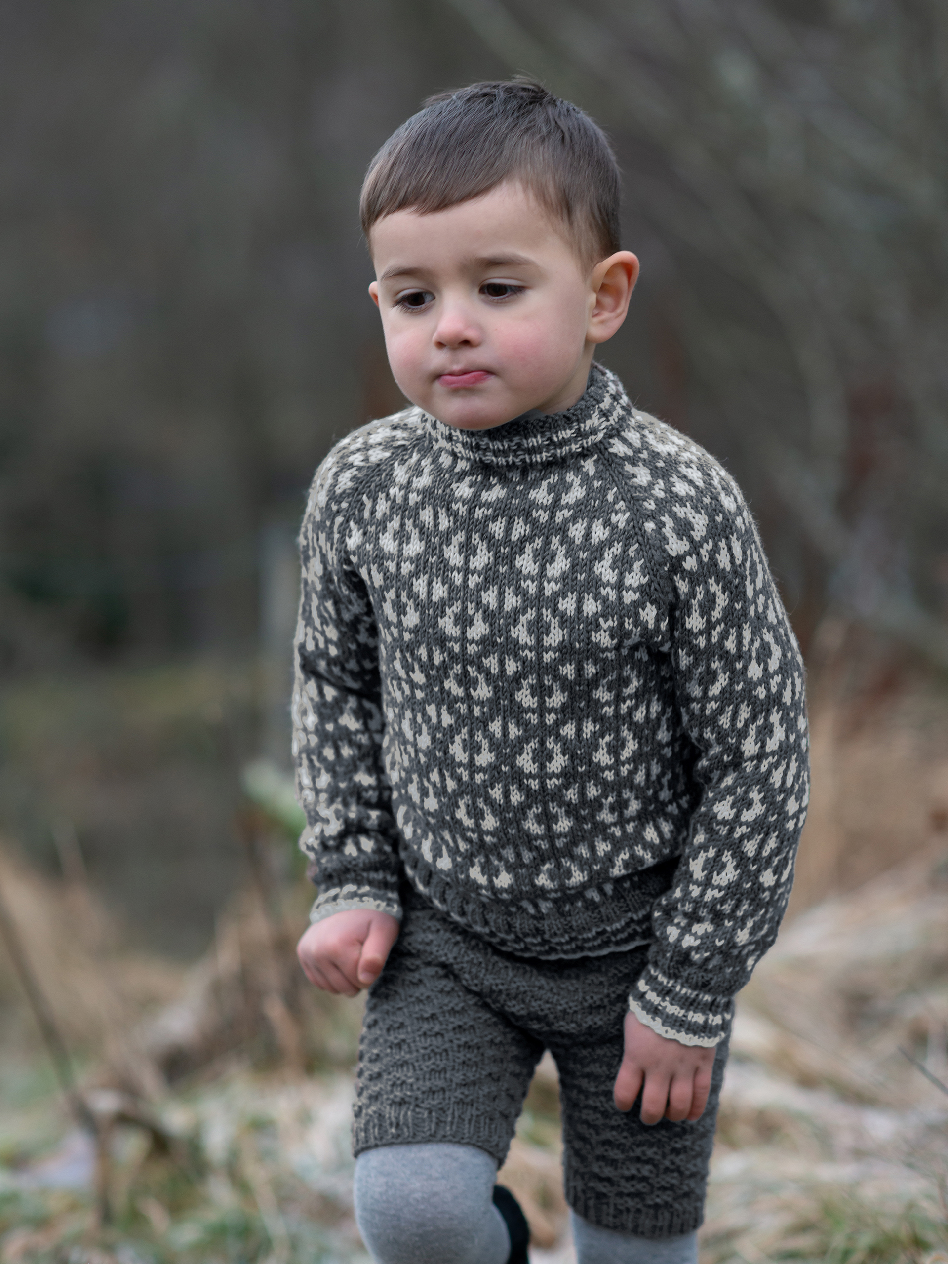 FLOKK mini gråmeleret