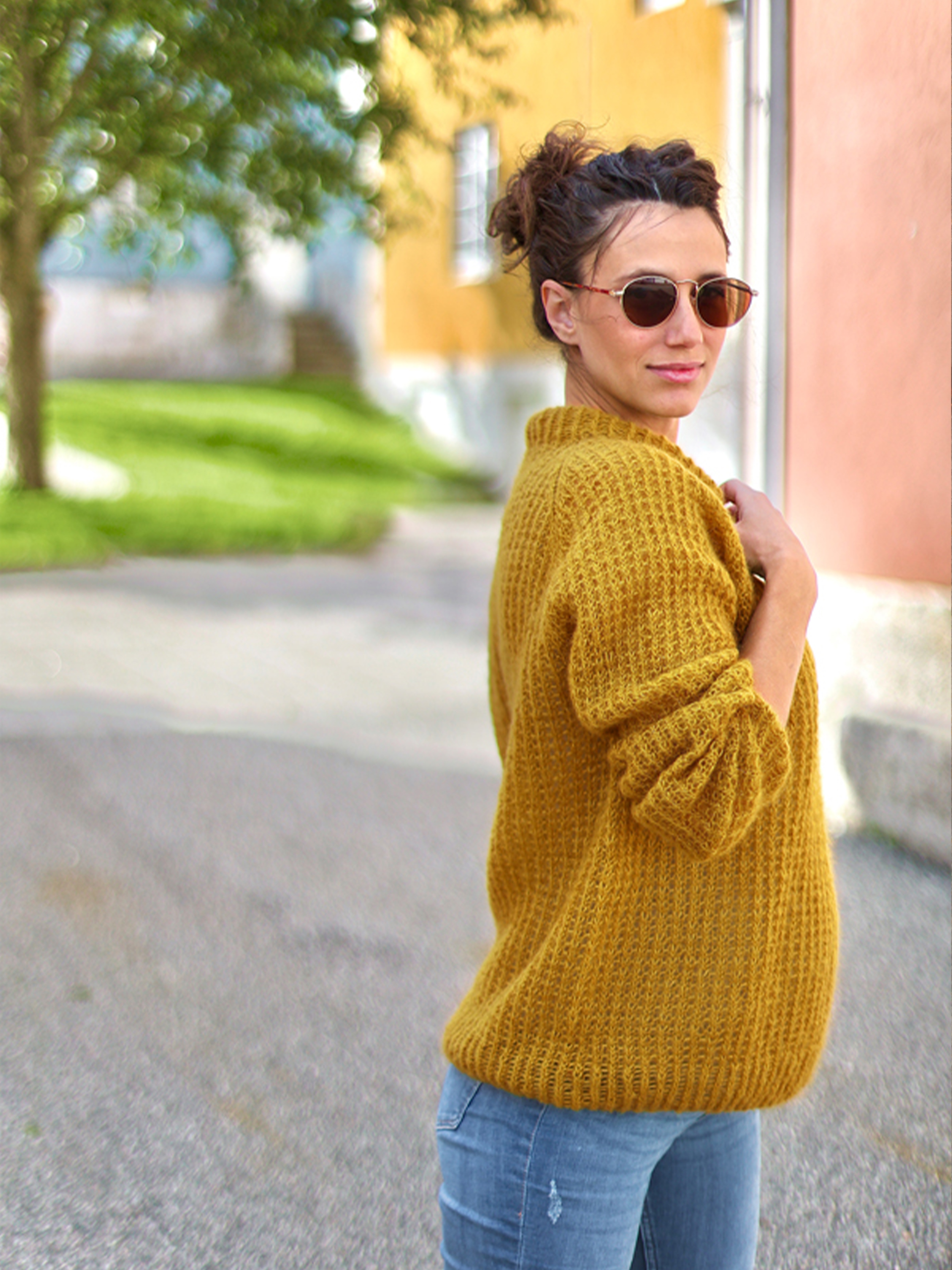 FRID sweater gullgul