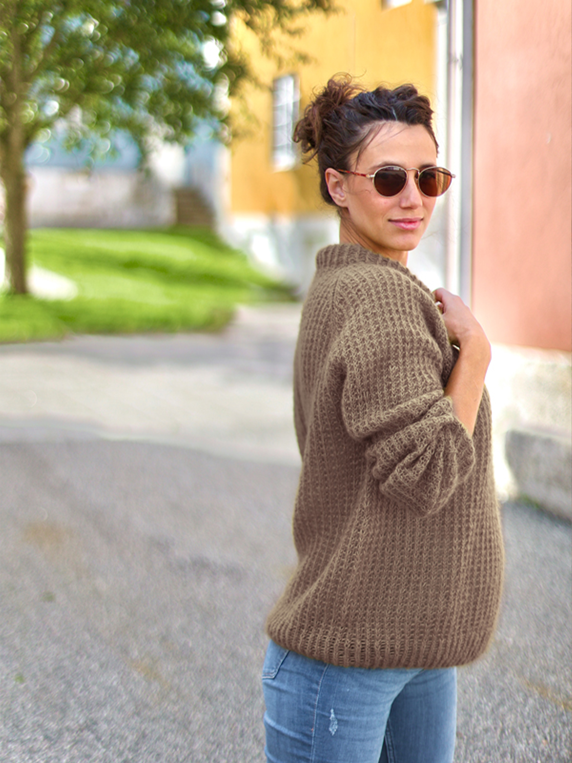 FRID sweater kald beige