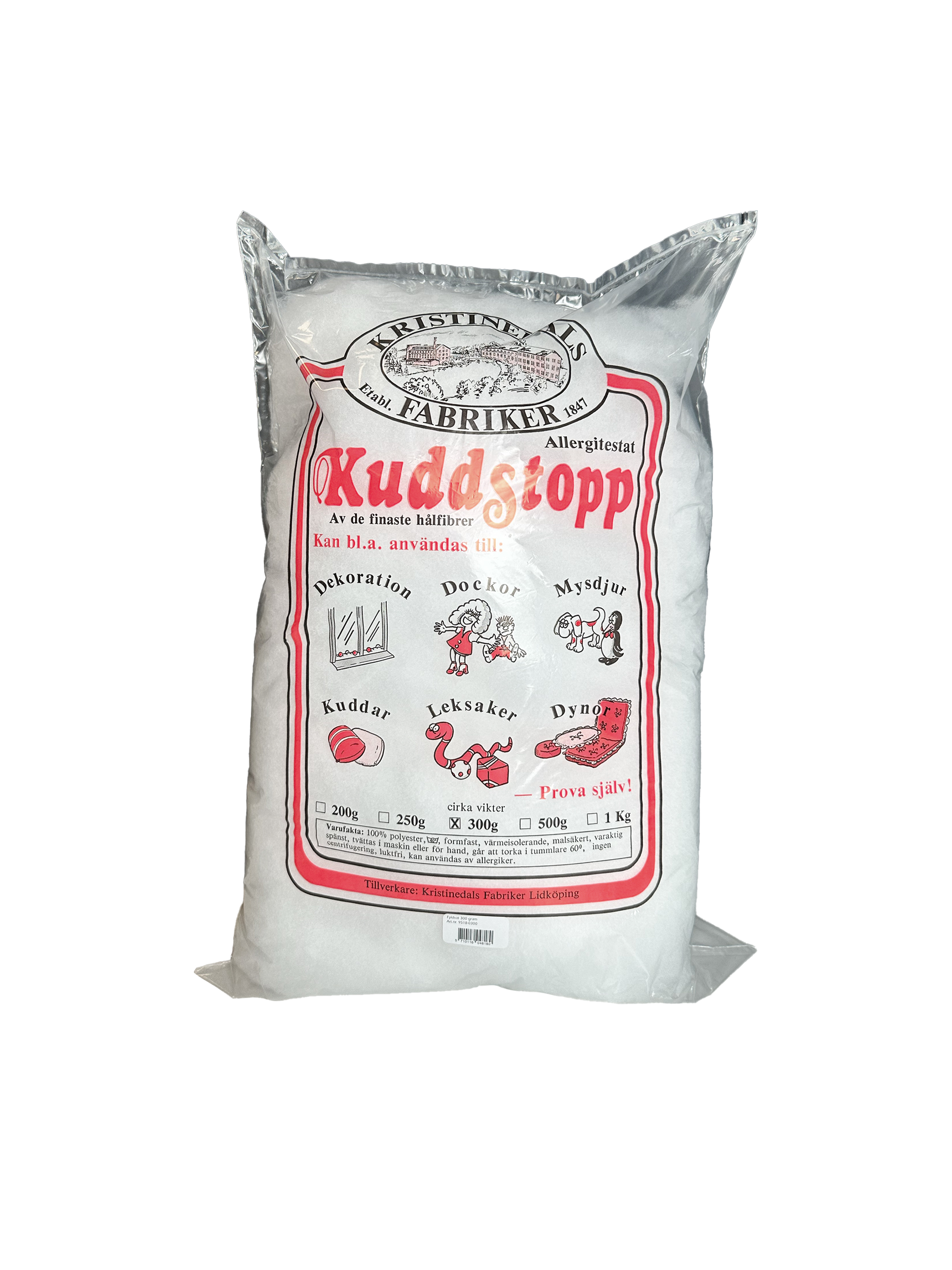 Polyesterfyld, 300 gram