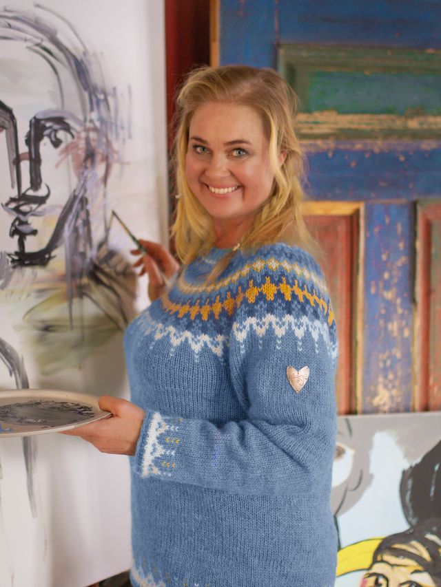 422K-03j GLEÐI genser