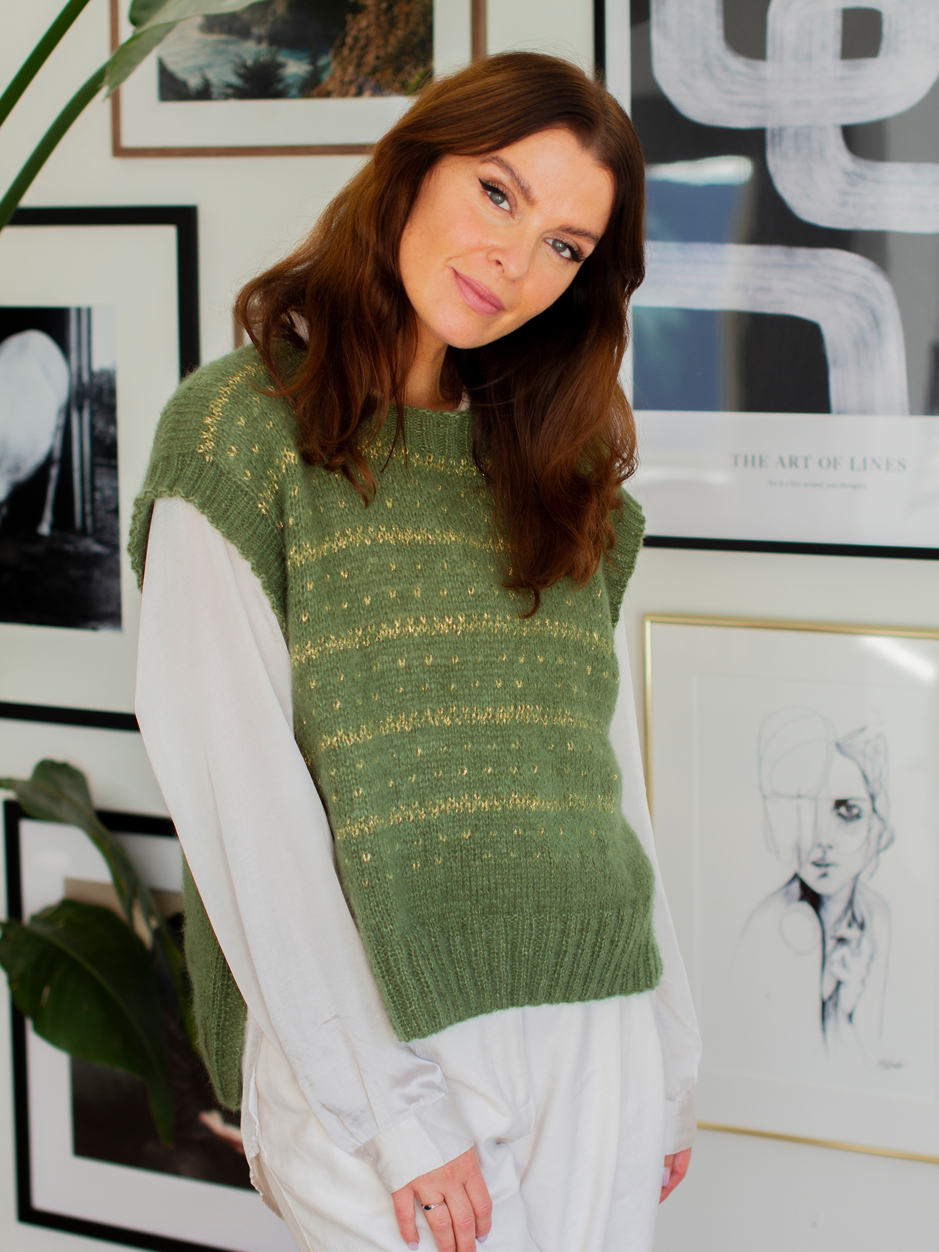 GLISSANDO vest grøn