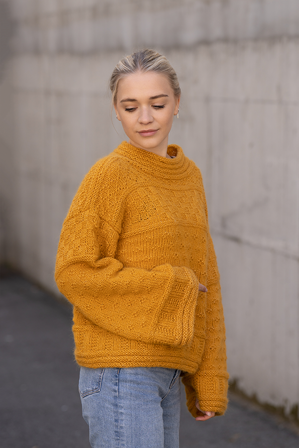 HARMONI sweater okker