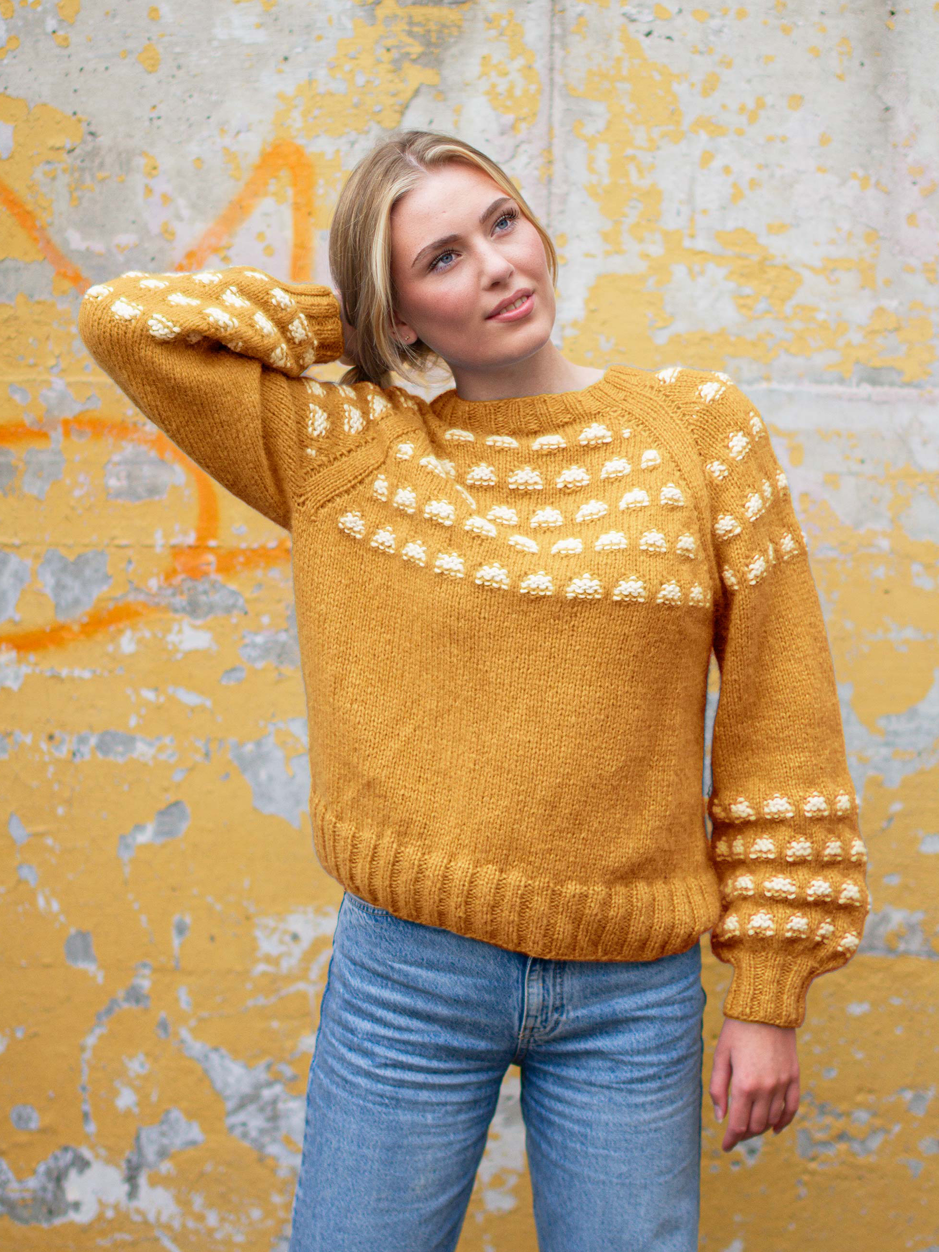 HEAVEN sweater maisgul