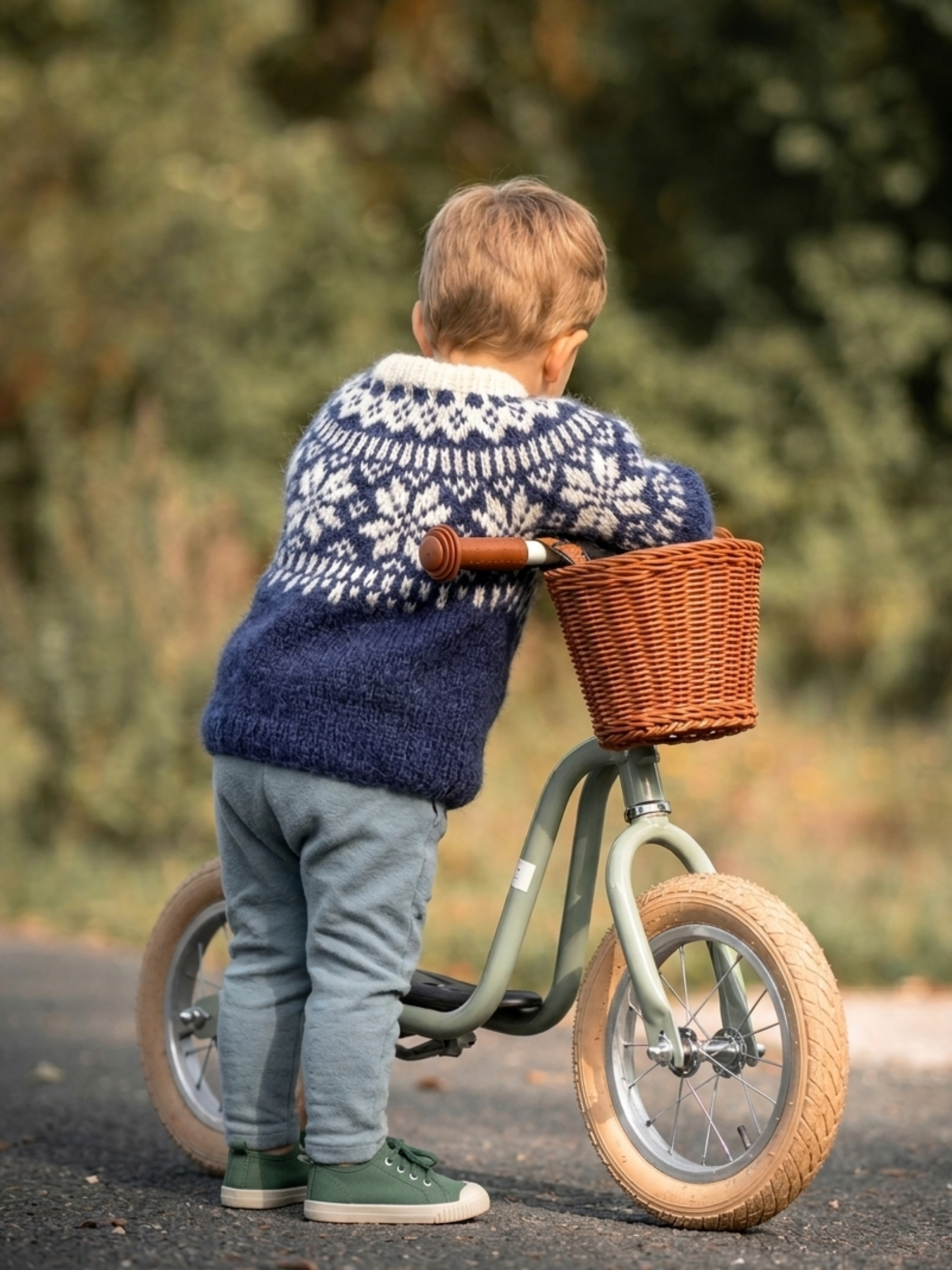 621MS-27 Chunky selbu sweater mini (Dream)