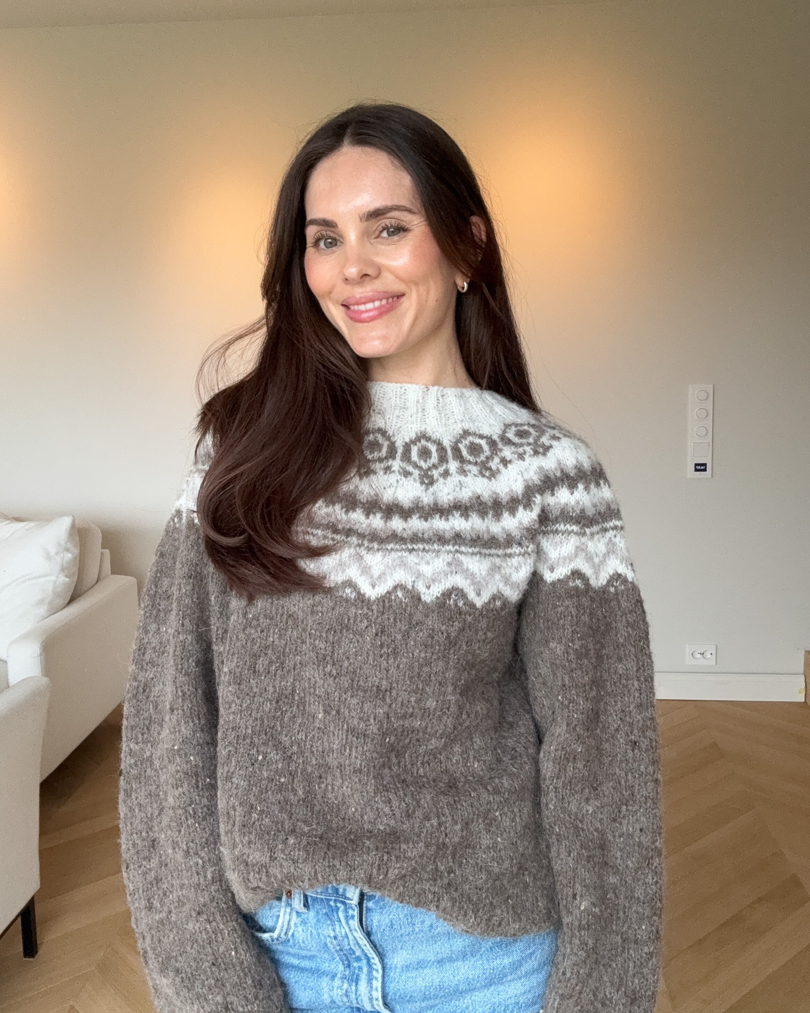 55-07 Anja sweater grå