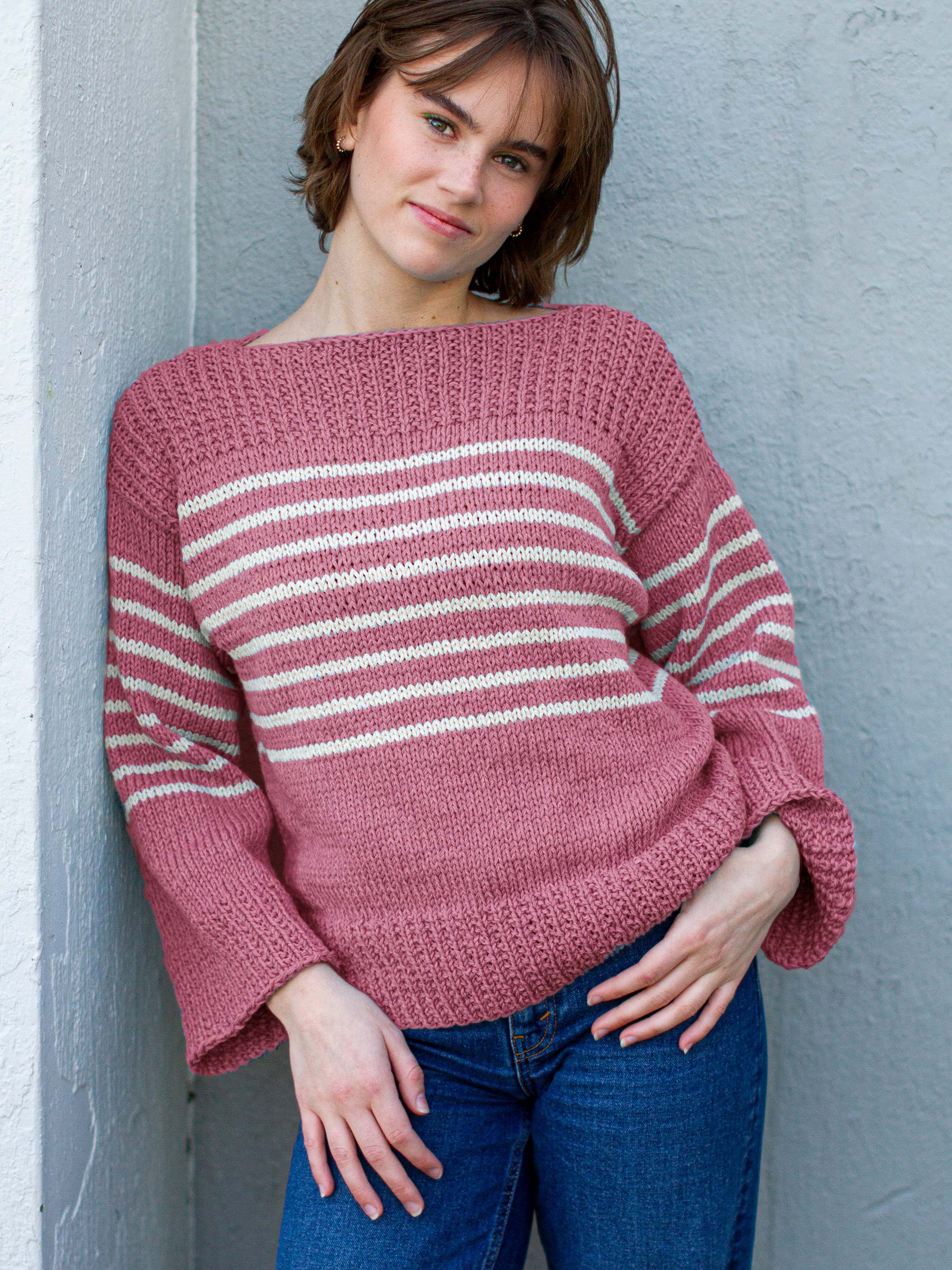 JEAN sweater gammelrosa