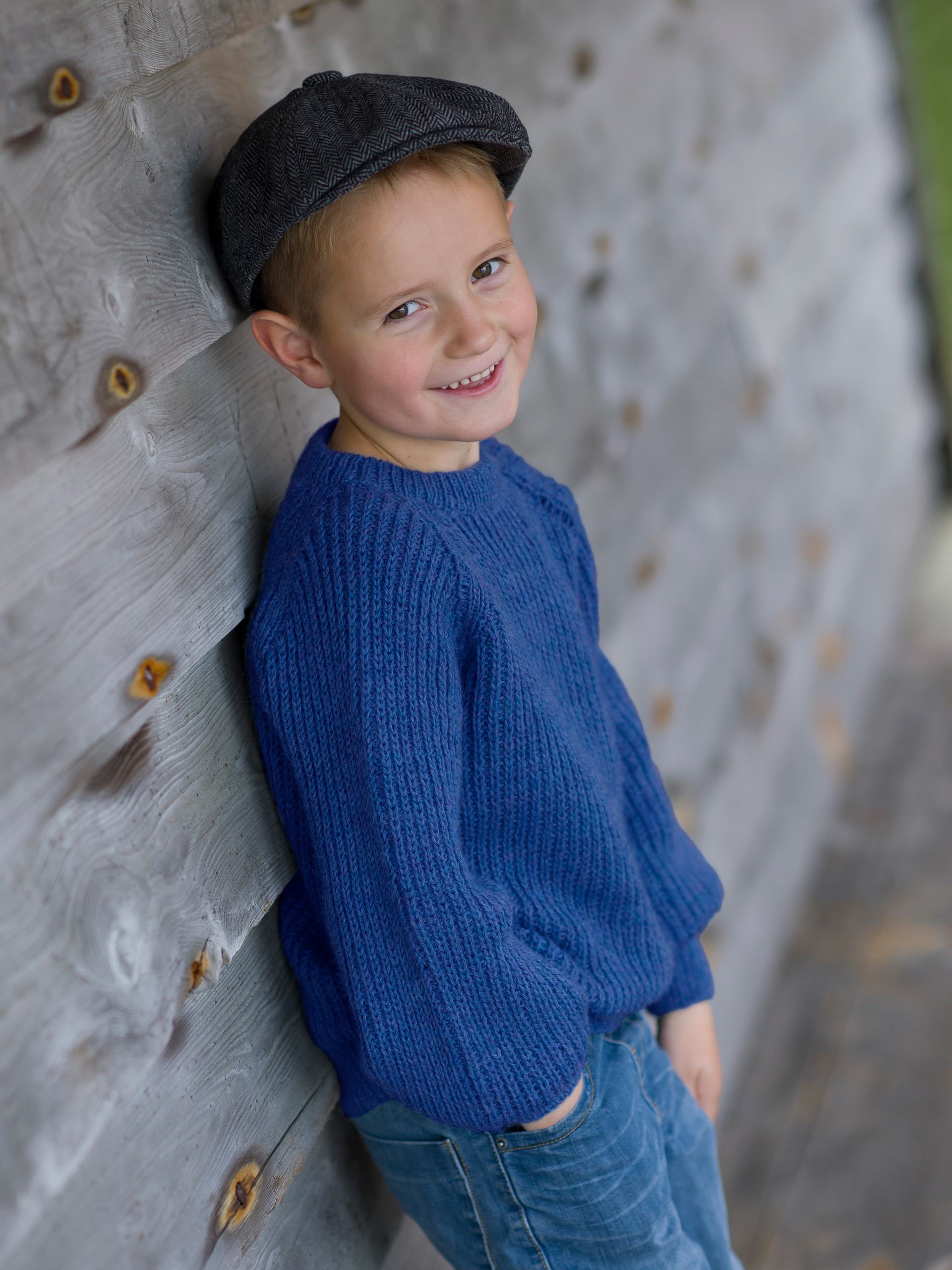 JUNO genser kongeblå