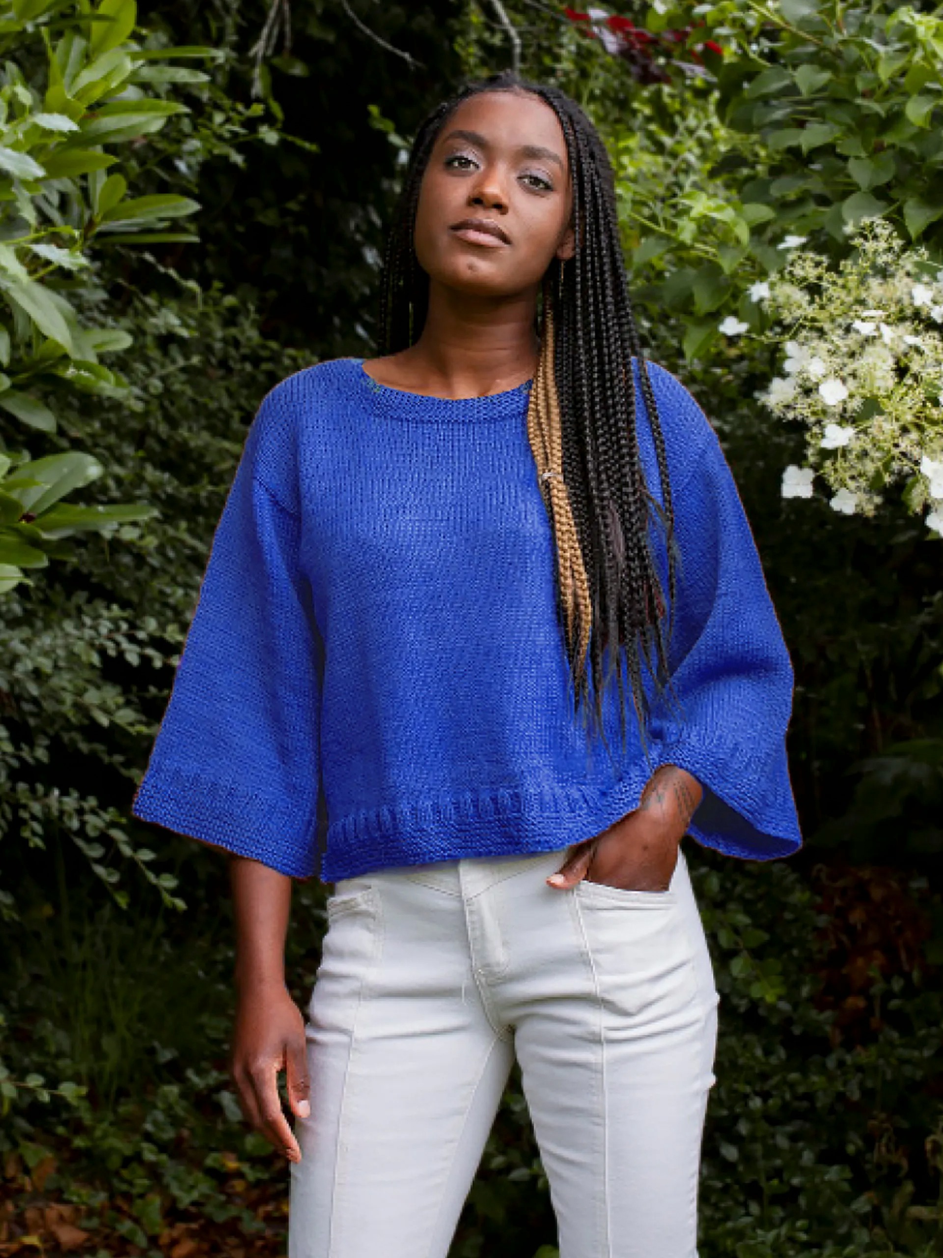 KAMELIA bluse lys beigemeleret