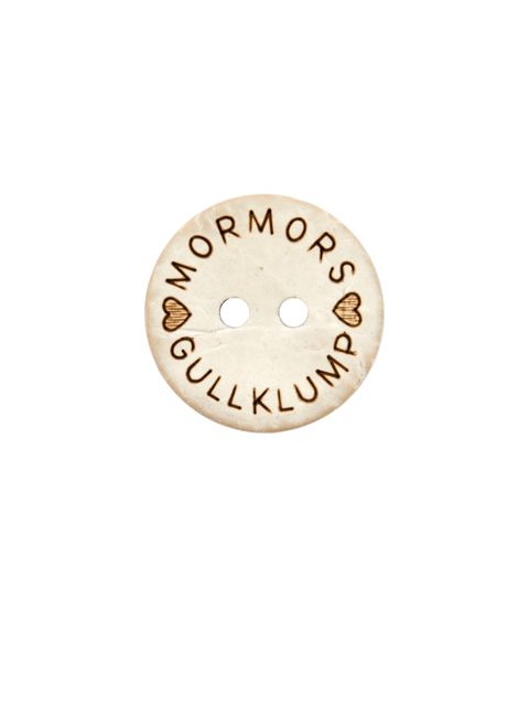 Knap Mormors Gullklump 18mm
