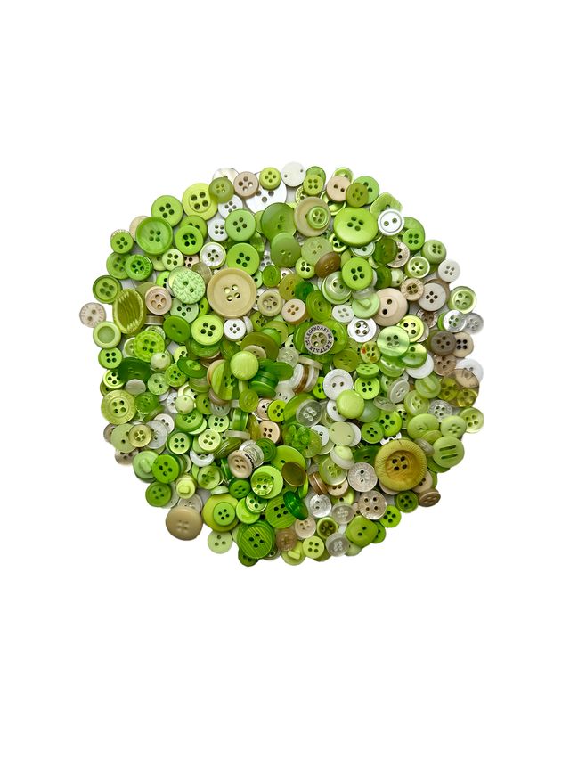 Button Mix - Grønn
