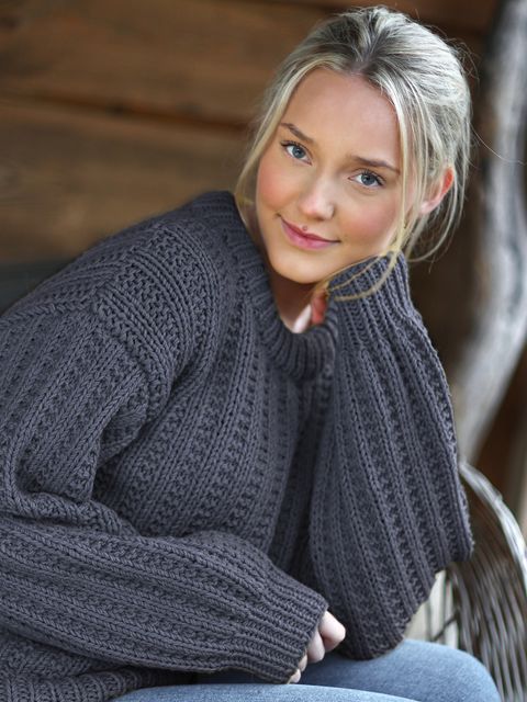 KRØYER sweater gråblå