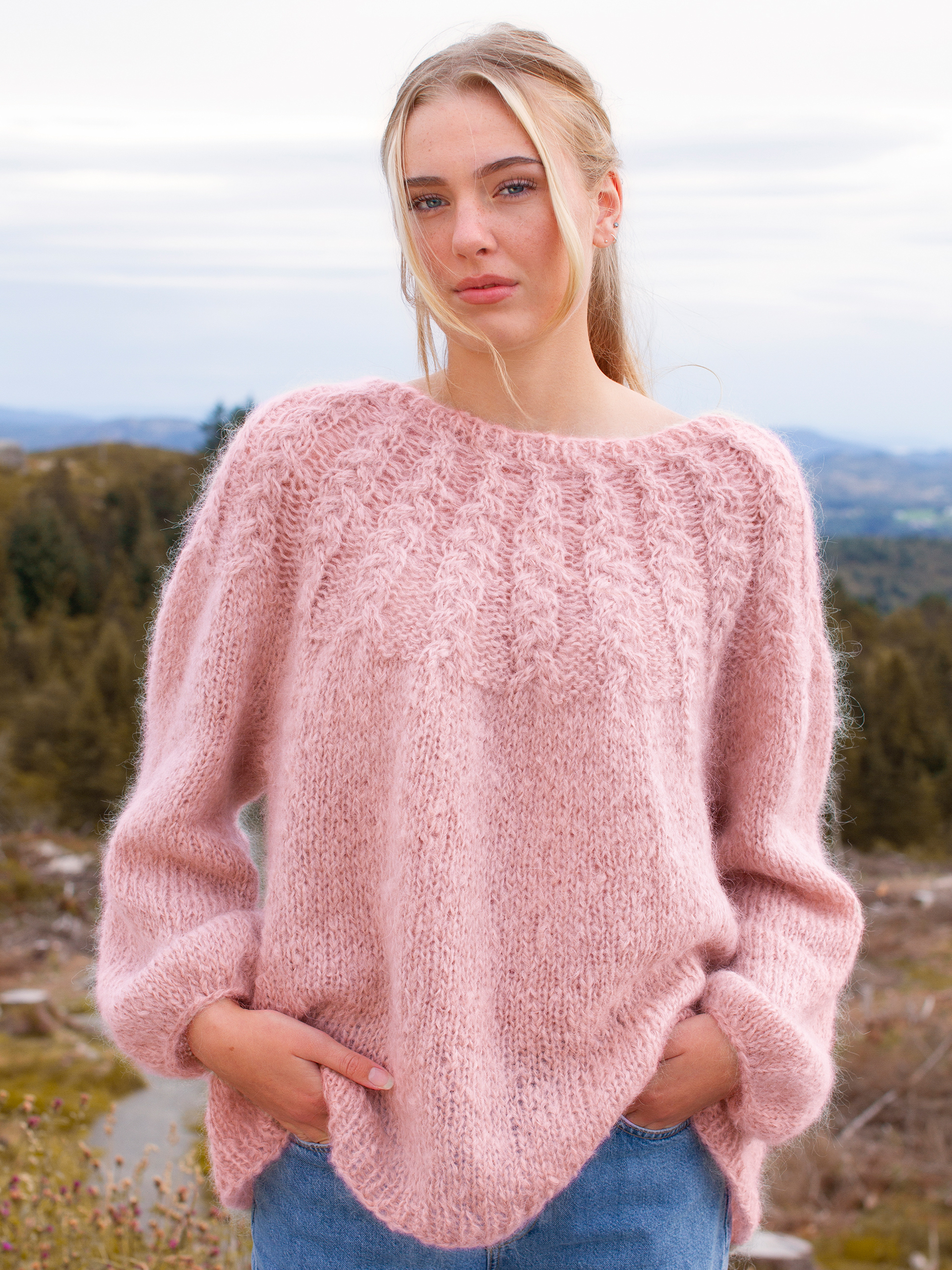 LARGO sweater rosa