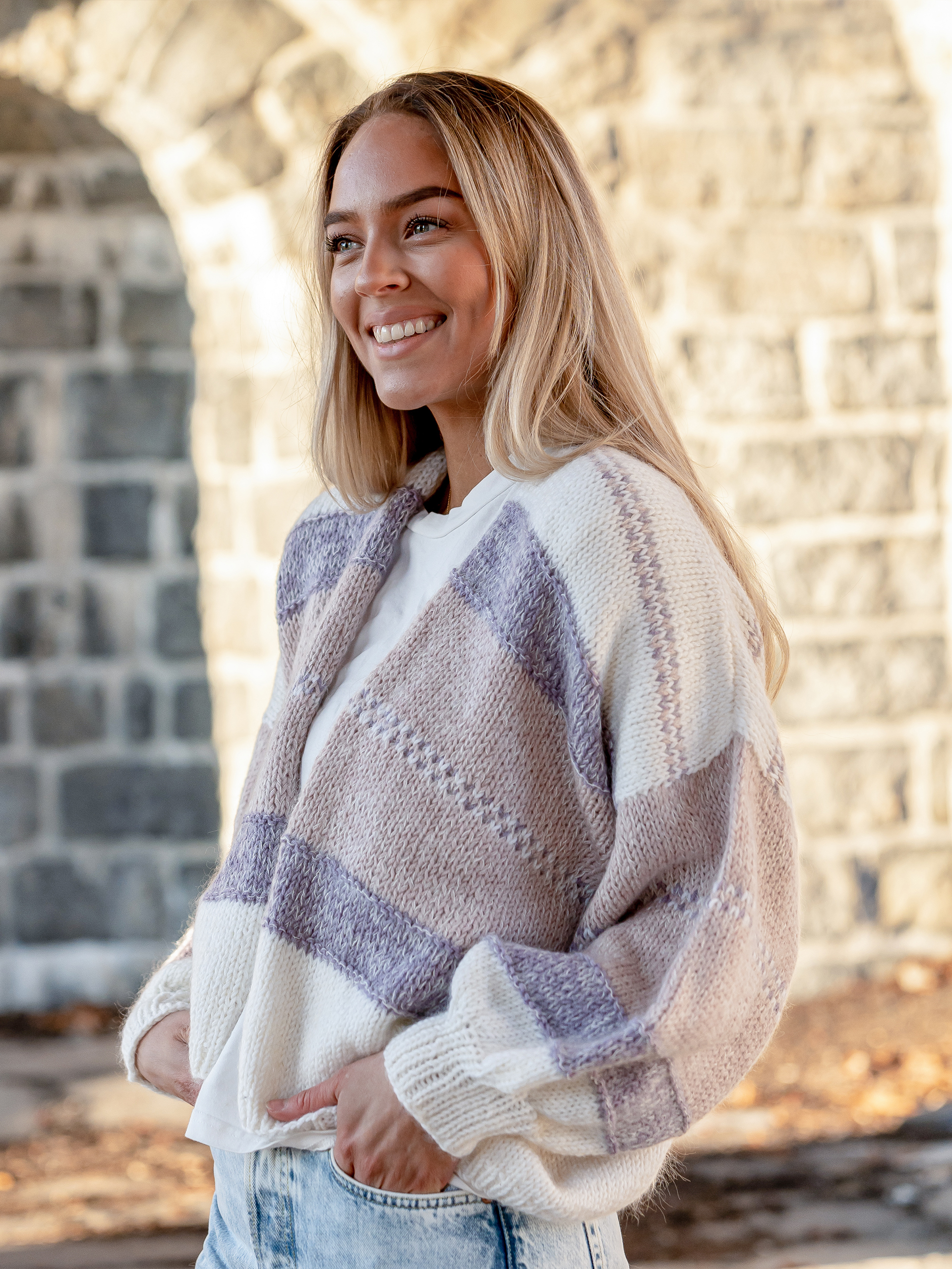 Lisset cardigan natur